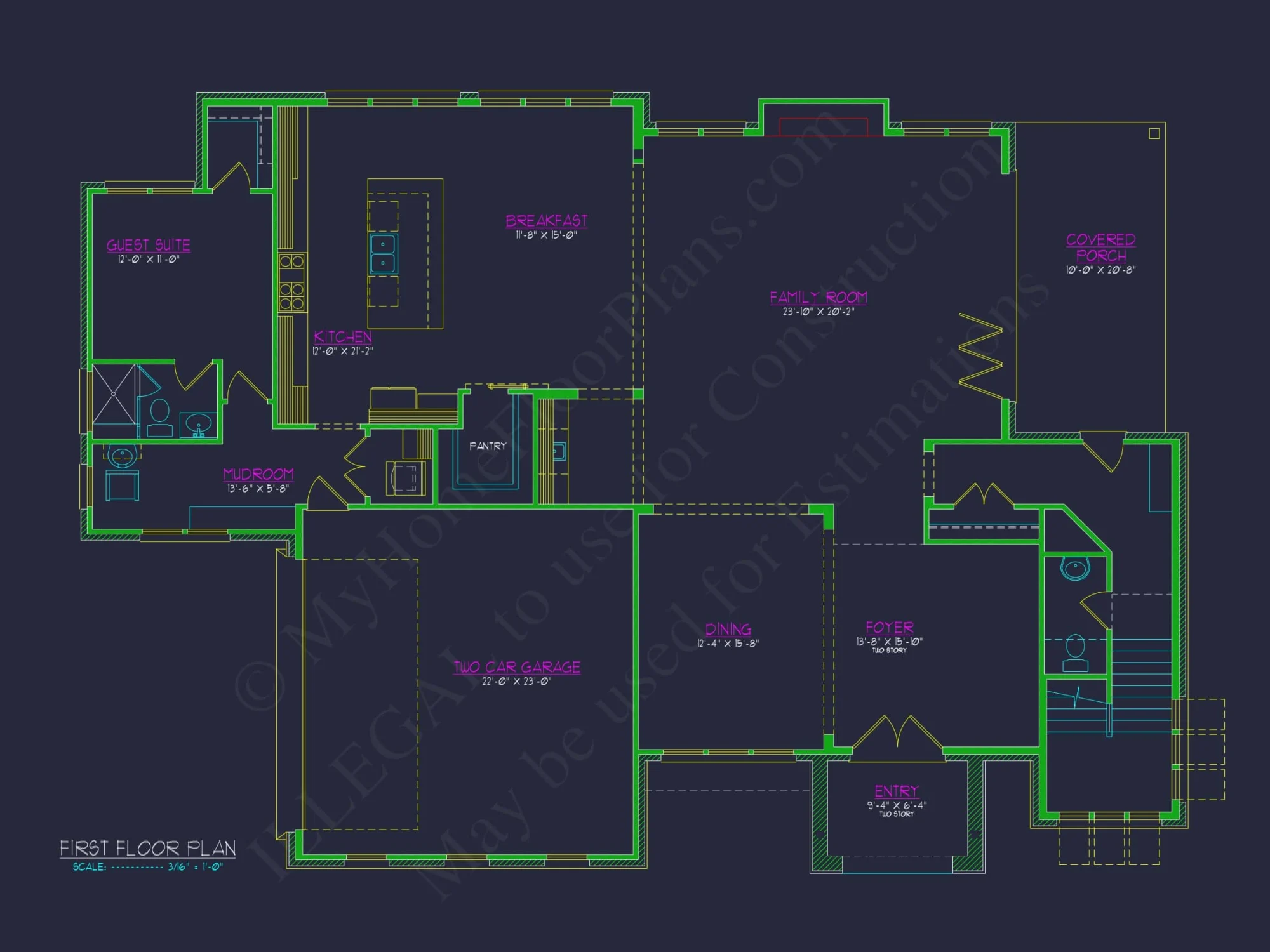 Luxury Modern house Plan with Spacious Floor Plan & CAD Designs