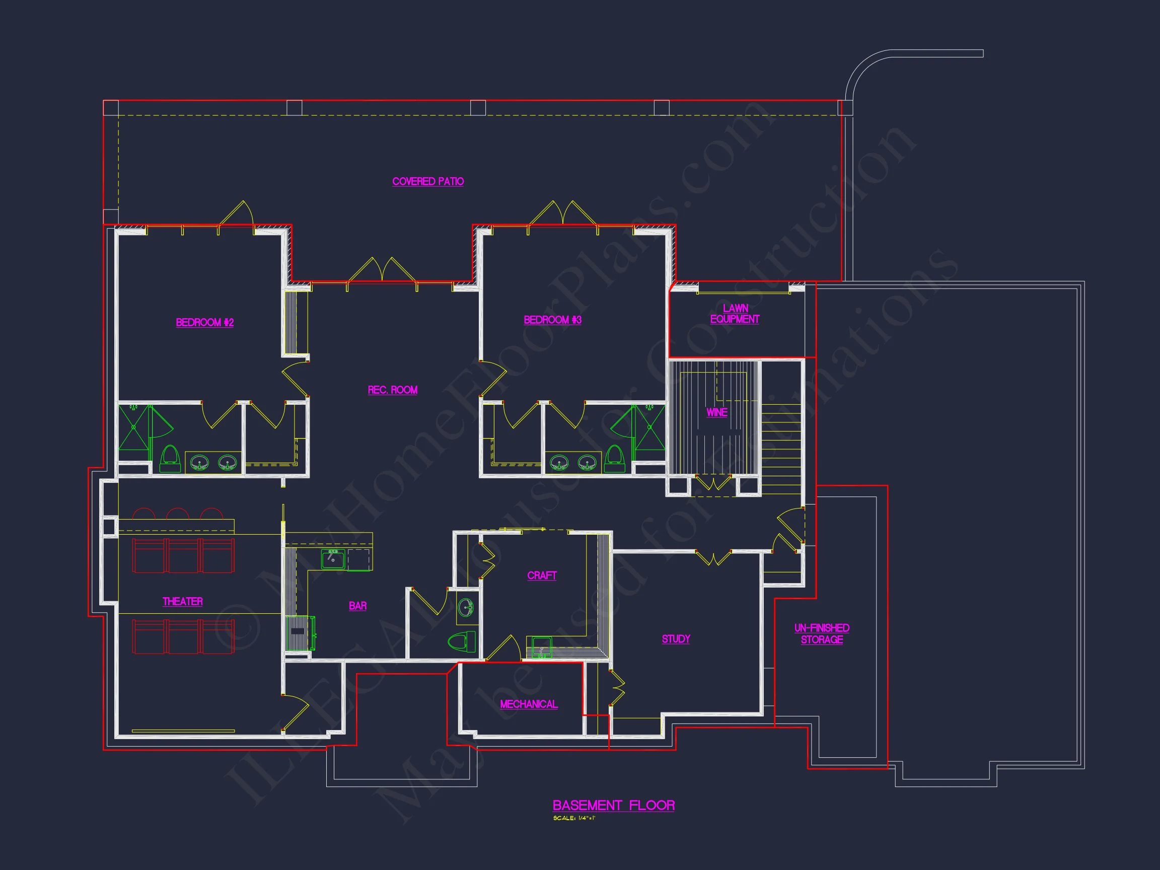 14-1916 HOUSE PLAN - Custom House Plan: Floor Plans, CAD Designs & Blueprints 6 Custom house Plan: Floor Plans, CAD Designs & Blueprints