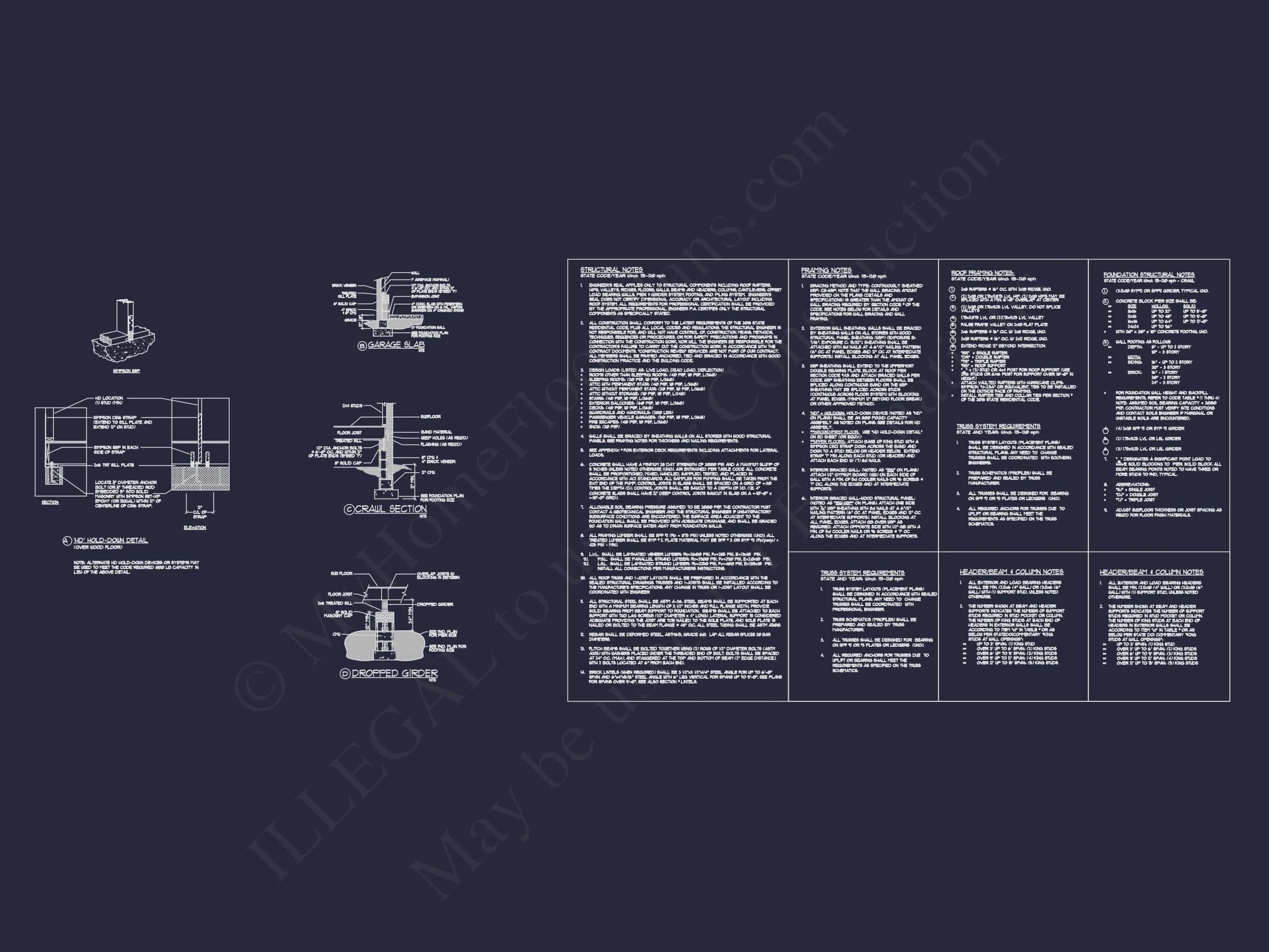 14-1572 HOUSE PLAN - Colonial Revival House Plan – 4-Bed, 3.5-Bath, 3,250 SF 19 Beautiful house Floor Plan with CAD Blueprints and Designs