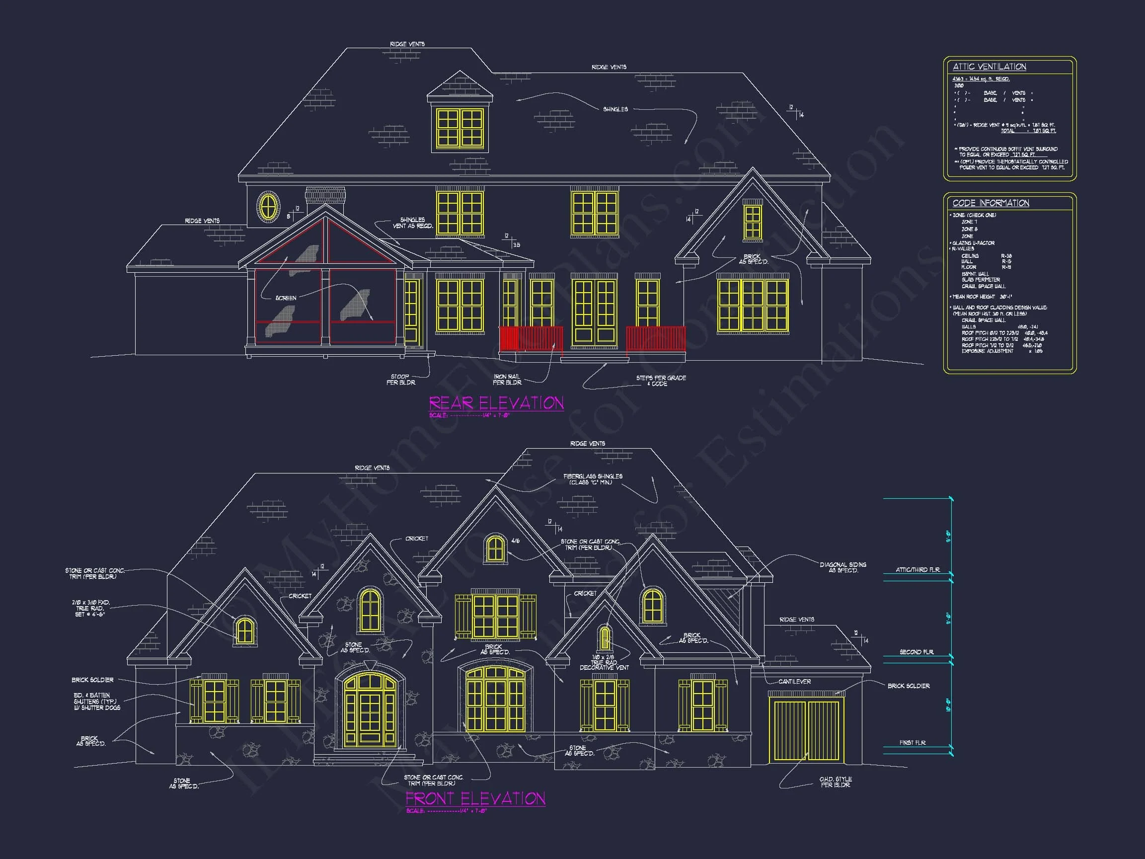 14-1468 HOUSE PLAN - Elegant House Floor Plan: Architectural Designs with CAD Blueprint 10 Elegant house Floor Plan: Architectural Designs with CAD Blueprint