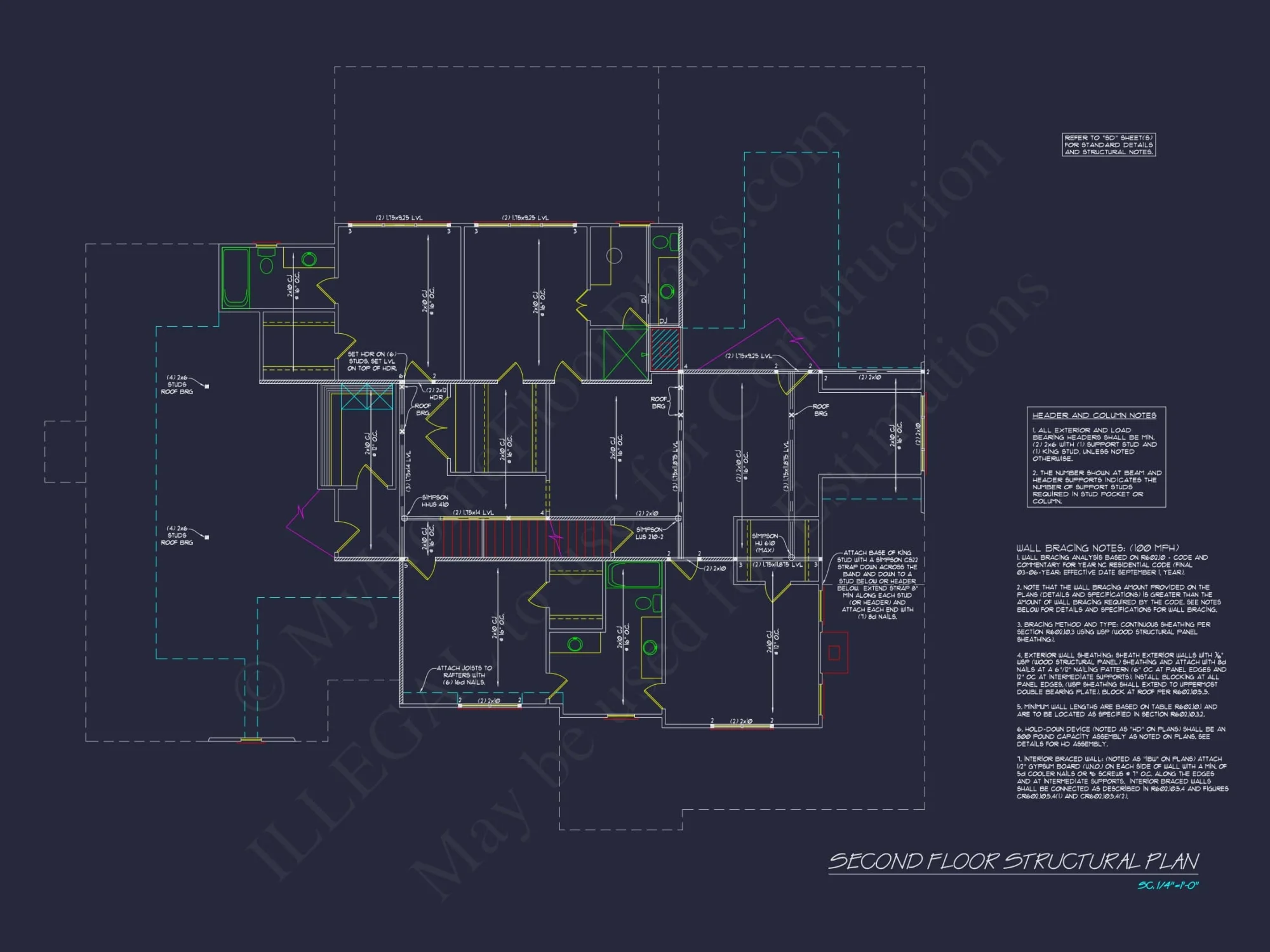 house Design and Blueprint for Unique 3-Story Colonial Revival