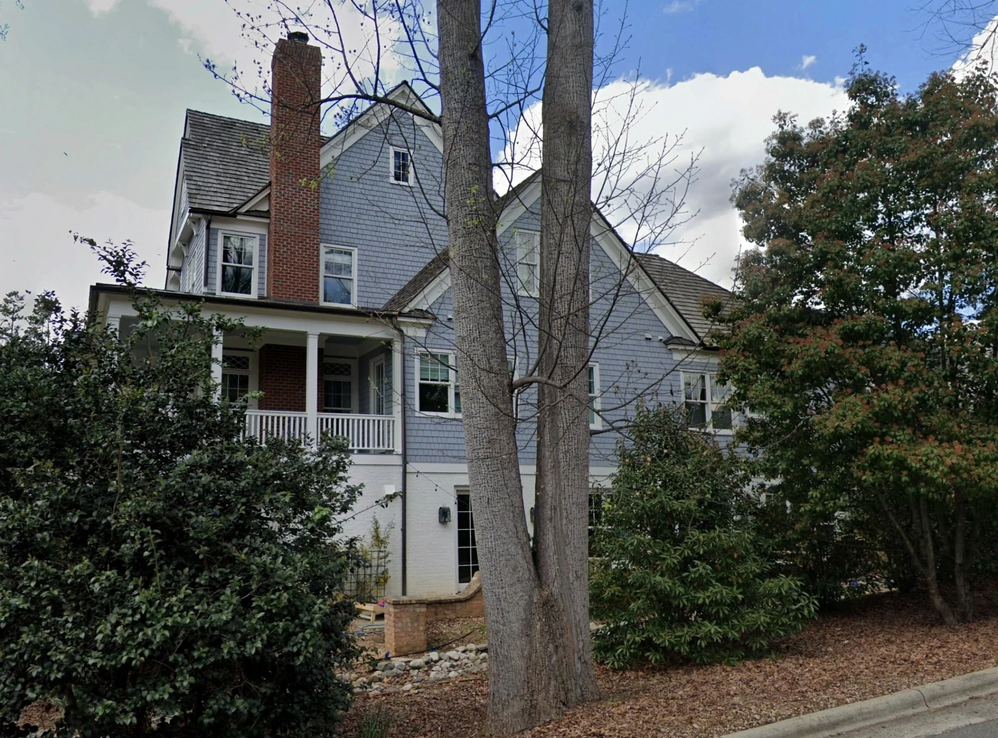 house Design and Blueprint for Unique 3-Story Colonial Revival