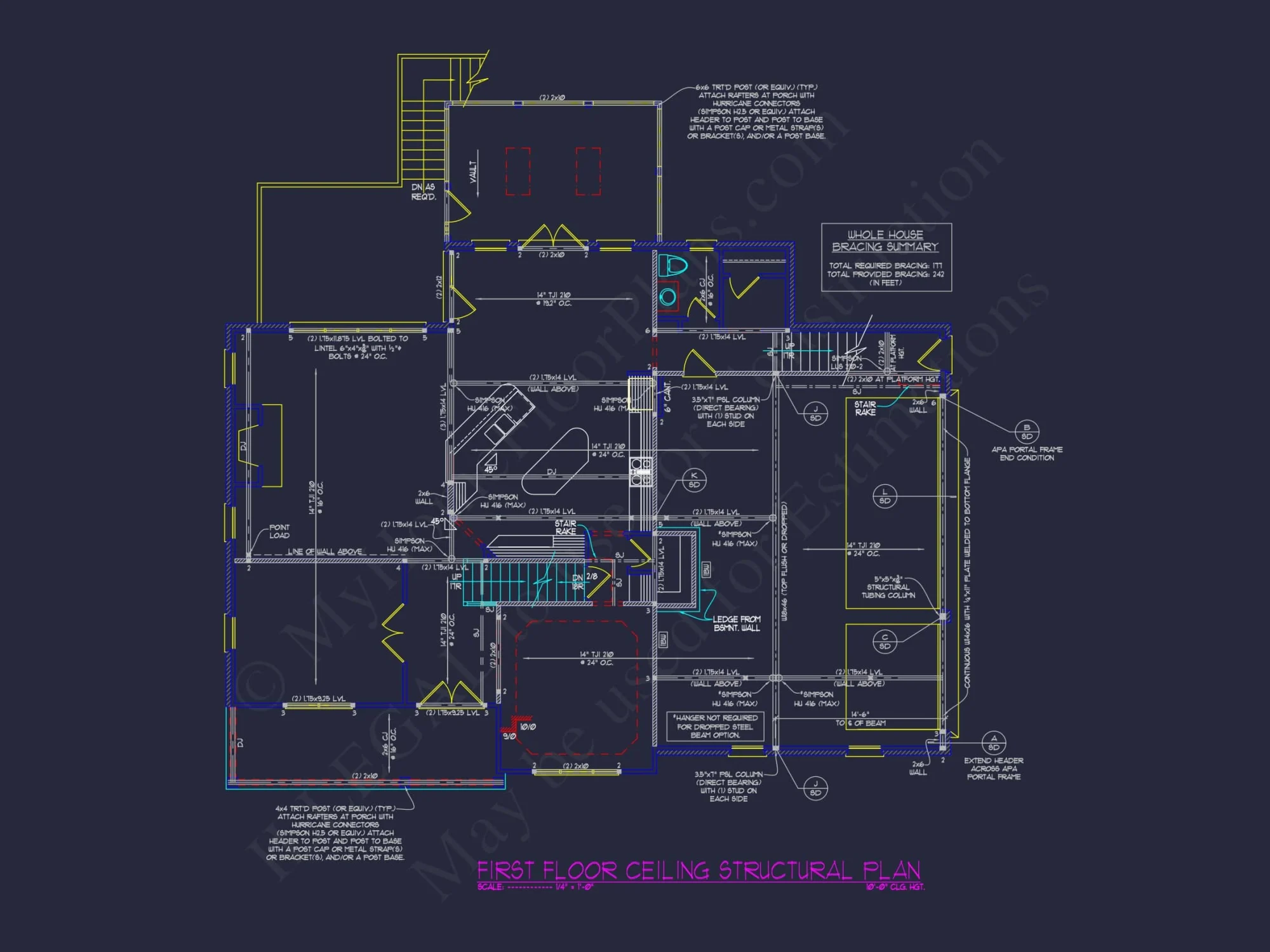 Stunning Traditional house Plan with 3.5 Floors and CAD Designs