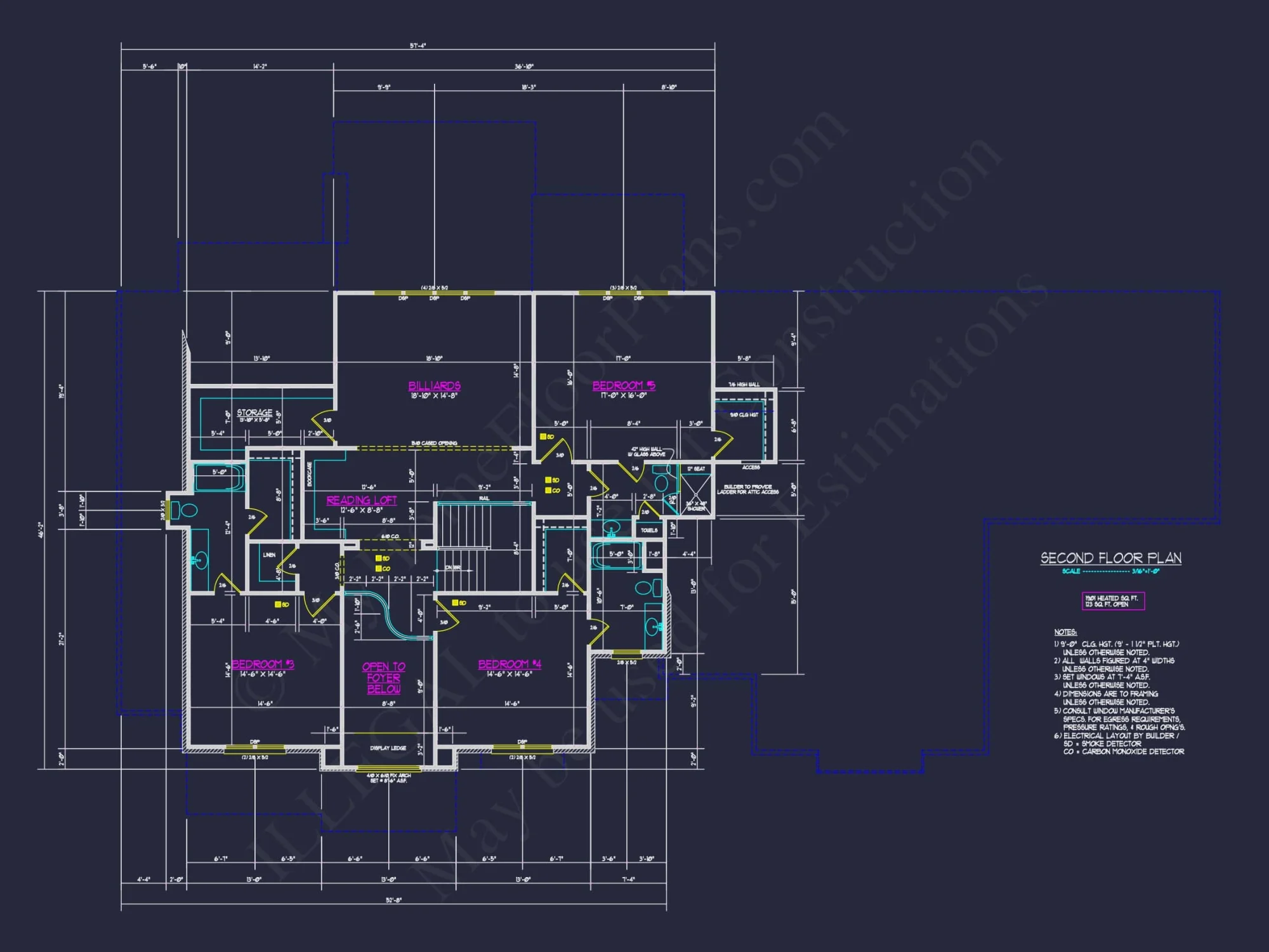 Luxury house Plan with Open Floor, CAD Architecture Designs