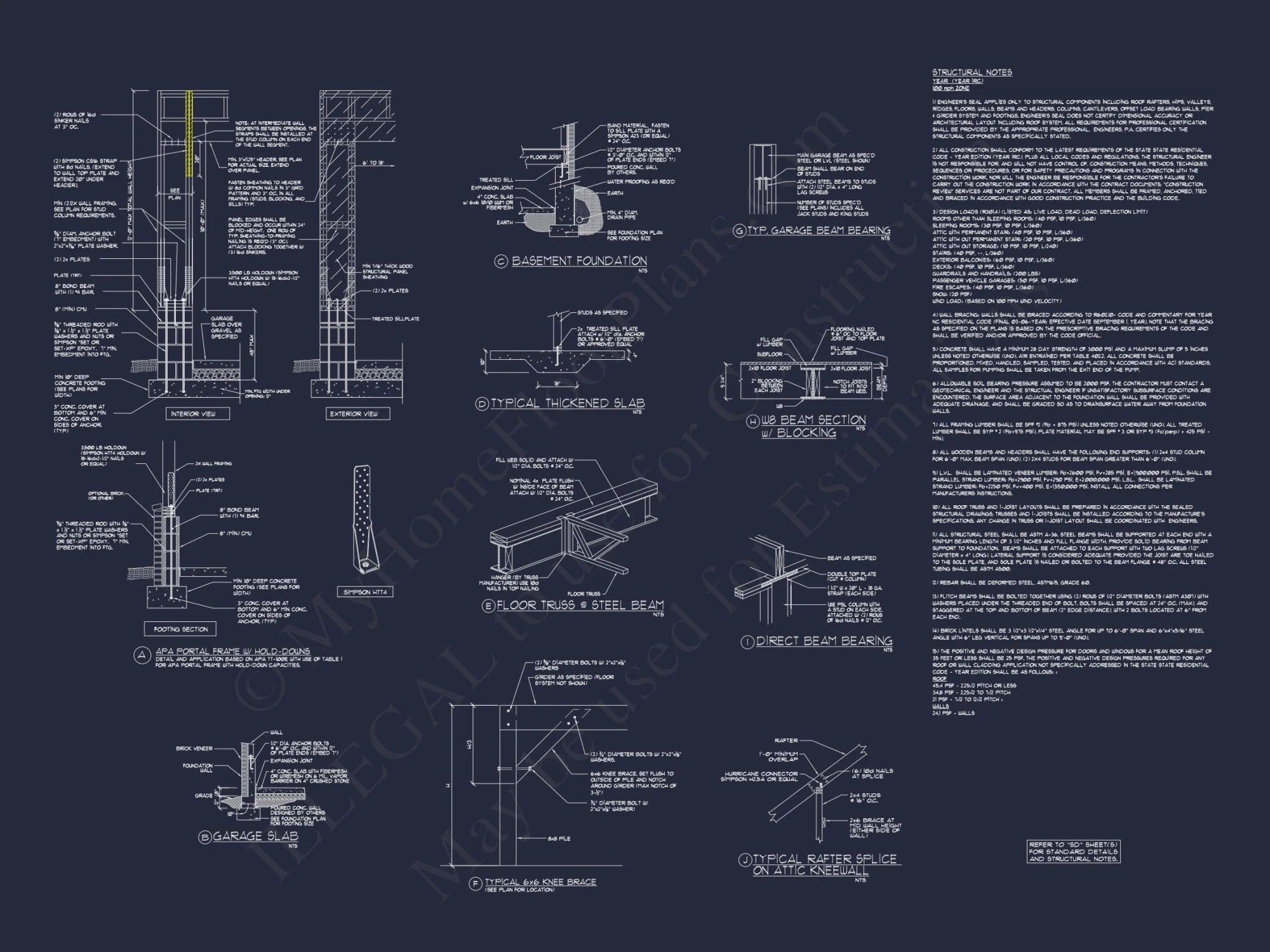 Charming Southern house Plans: Blueprint & CAD Designs