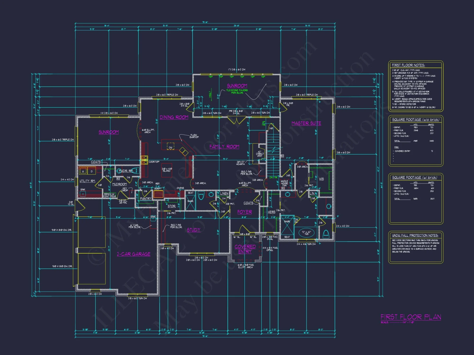Charming Southern house Plans: Blueprint & CAD Designs