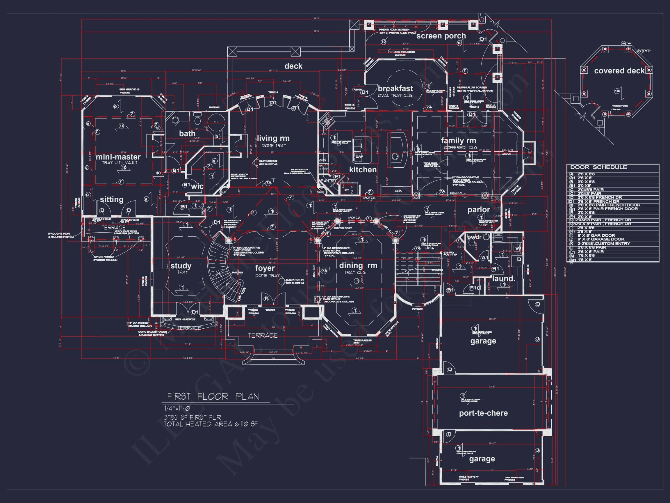 13-DEBRA HOUSE PLAN - Luxury House Floor Plan with CAD Blueprints & Modern Design 7 Luxury house Floor Plan with CAD Blueprints & Modern Design