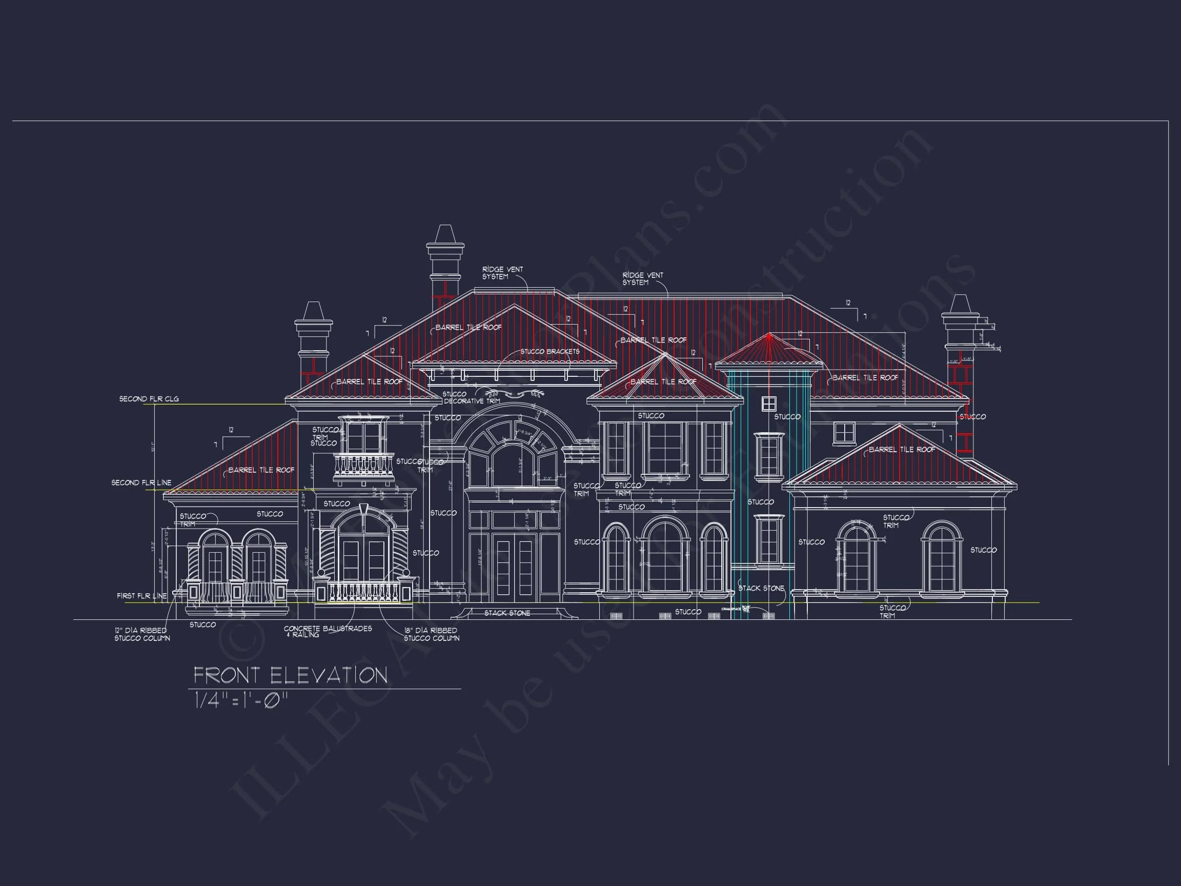 13-DEBRA HOUSE PLAN - Luxury House Floor Plan with CAD Blueprints & Modern Design 4 Luxury house Floor Plan with CAD Blueprints & Modern Design