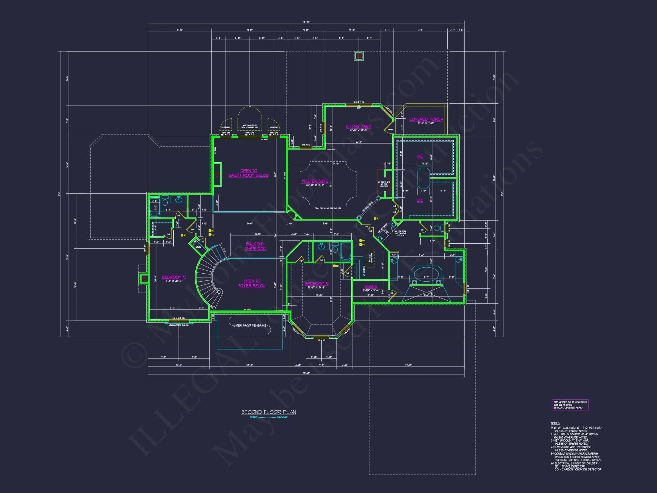 13-COLTON HOUSE PLAN - Elegant CAD House Plans: 2-Story 5-Bedroom Luxury Blueprint 8 Elegant CAD house Plans: 2-Story 5-Bedroom Luxury Blueprint
