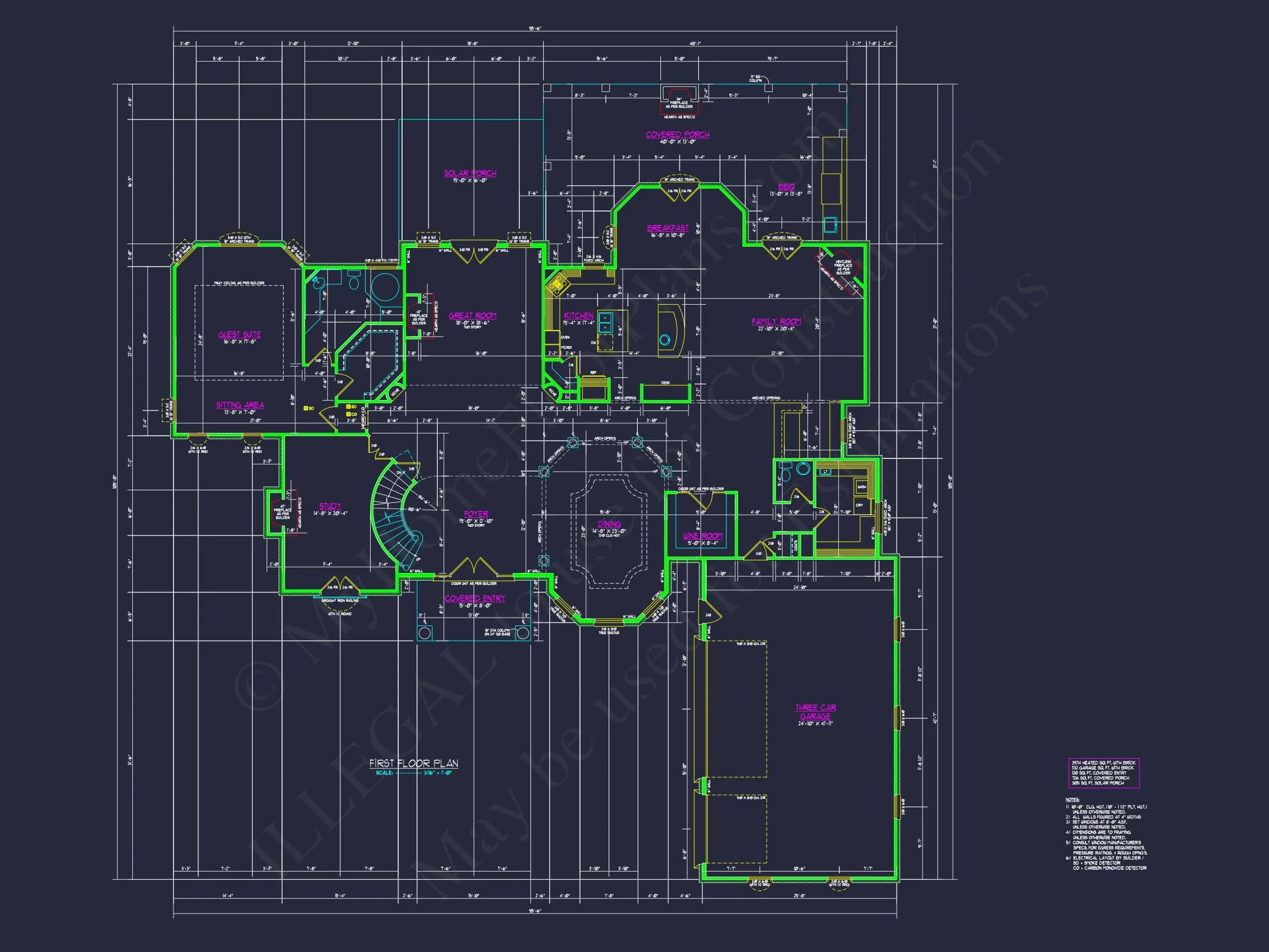 13-COLTON HOUSE PLAN - Elegant CAD House Plans: 2-Story 5-Bedroom Luxury Blueprint 7 Elegant CAD house Plans: 2-Story 5-Bedroom Luxury Blueprint
