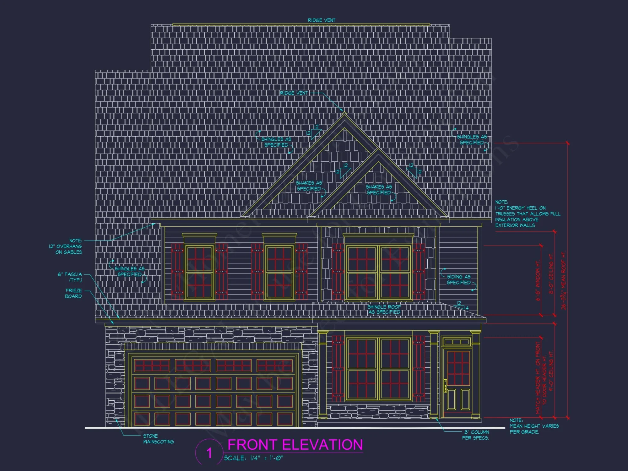 Modern house Blueprint with 2 Floors, CAD-Ready Floor Plans