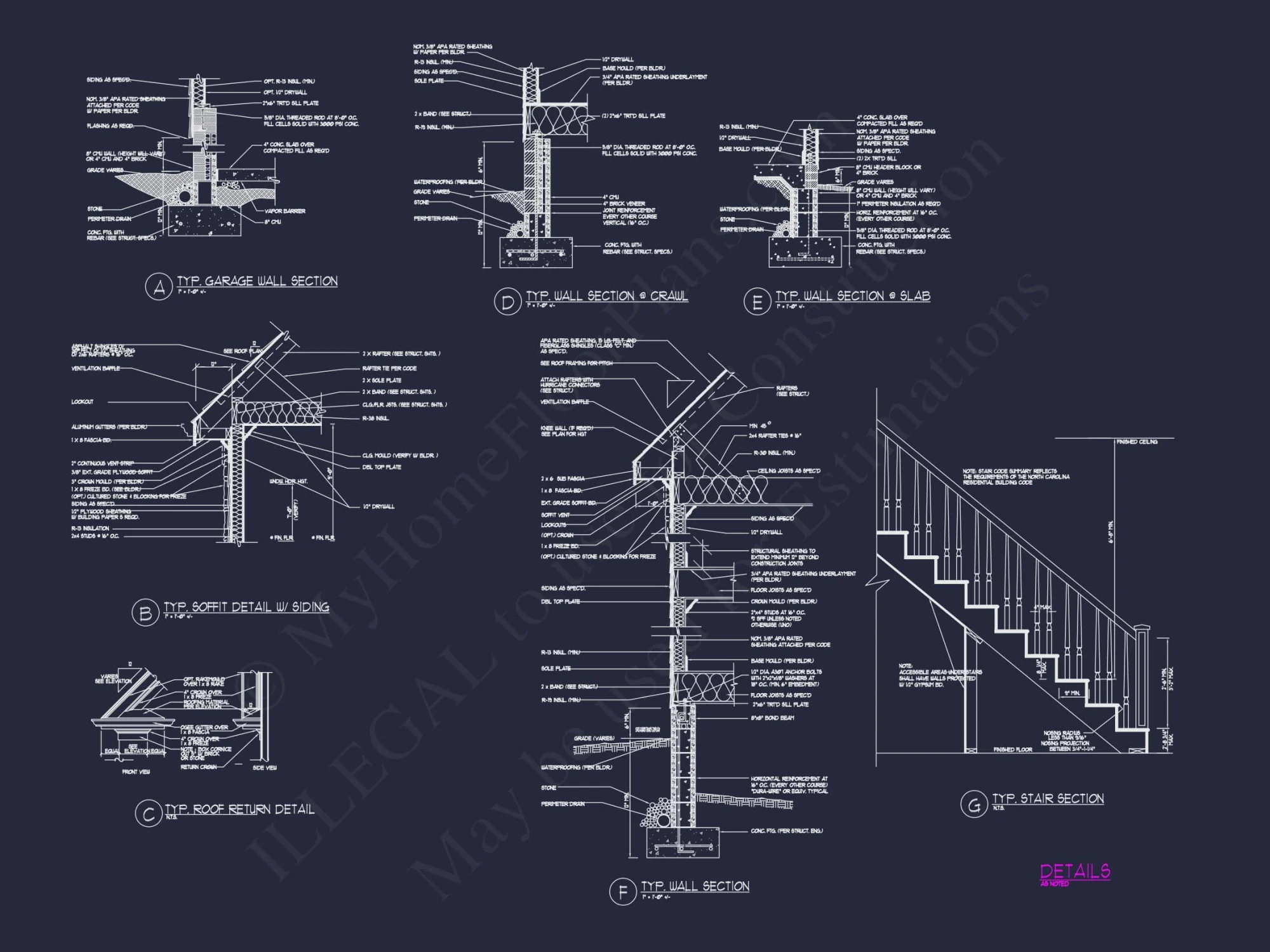 Custom house Plans with Modern Blueprint CAD Architecture