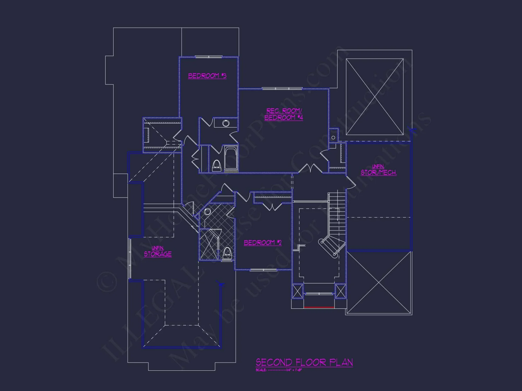 Custom house Plans with Modern Blueprint CAD Architecture