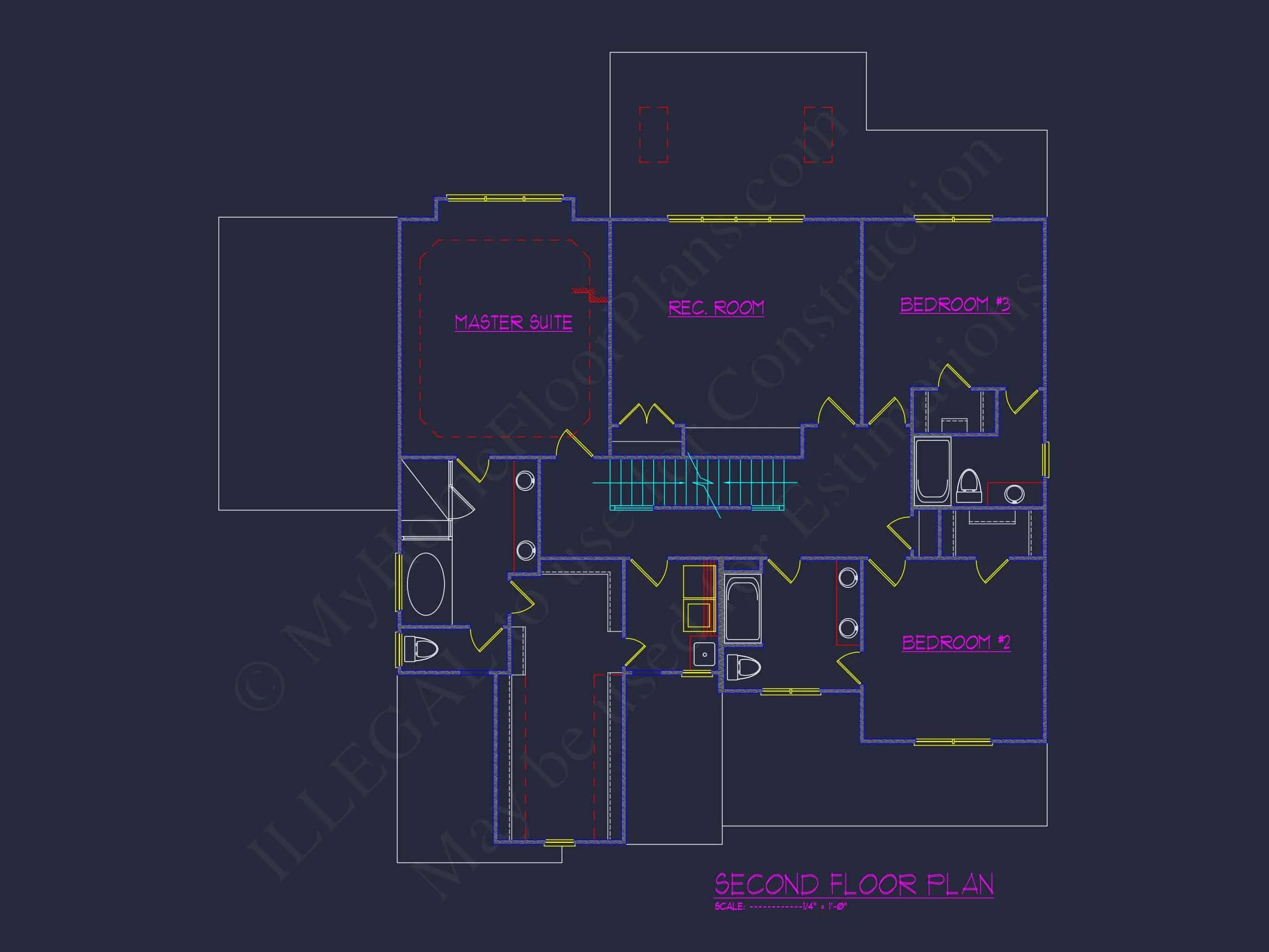 13-1849 HOUSE PLAN - Modern Craftsman House Plan with Spacious 3-Story Design 7 Modern Craftsman house Plan with Spacious 3-Story Design
