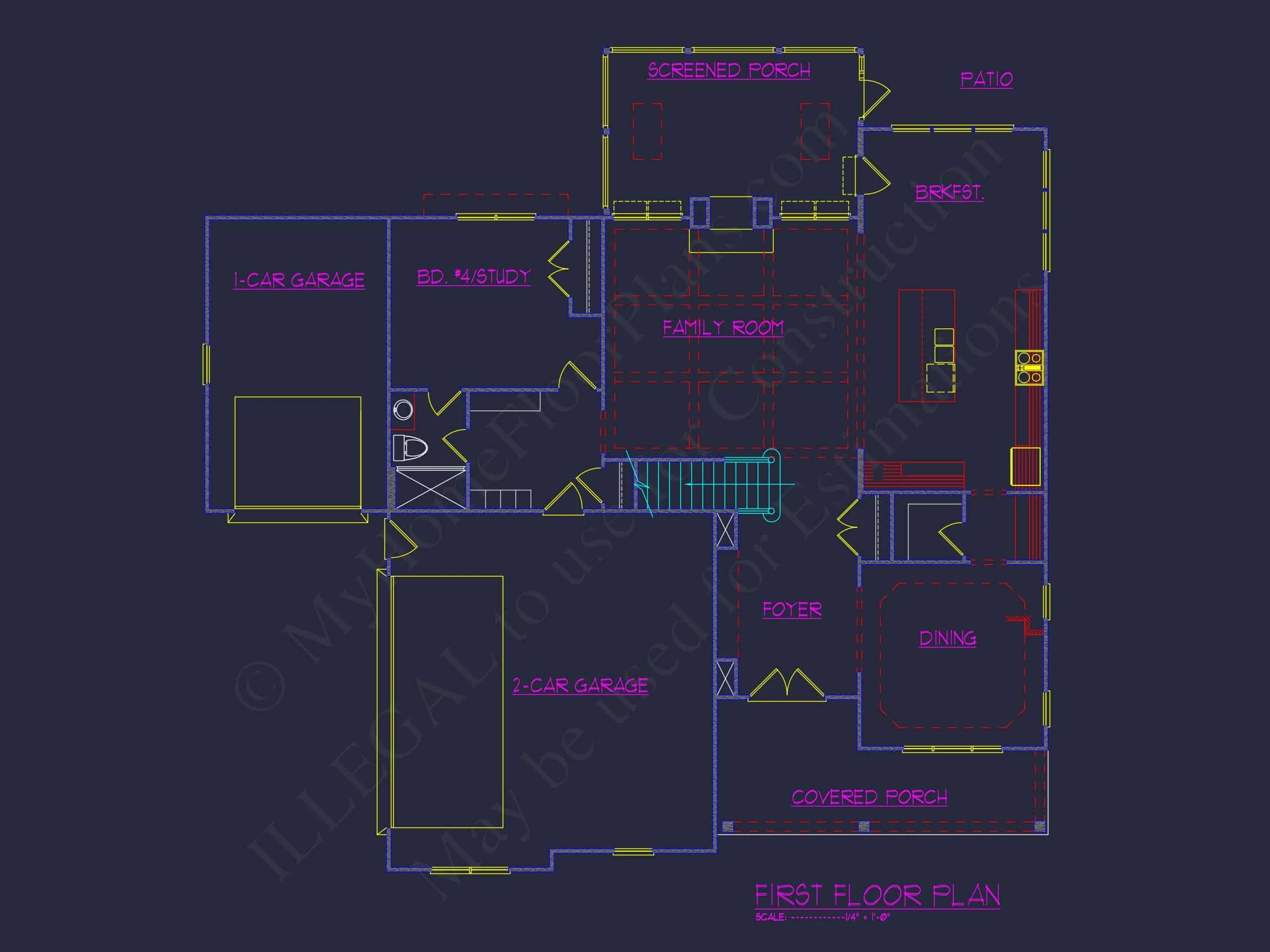 13-1849 HOUSE PLAN - Modern Craftsman House Plan with Spacious 3-Story Design 6 Modern Craftsman house Plan with Spacious 3-Story Design