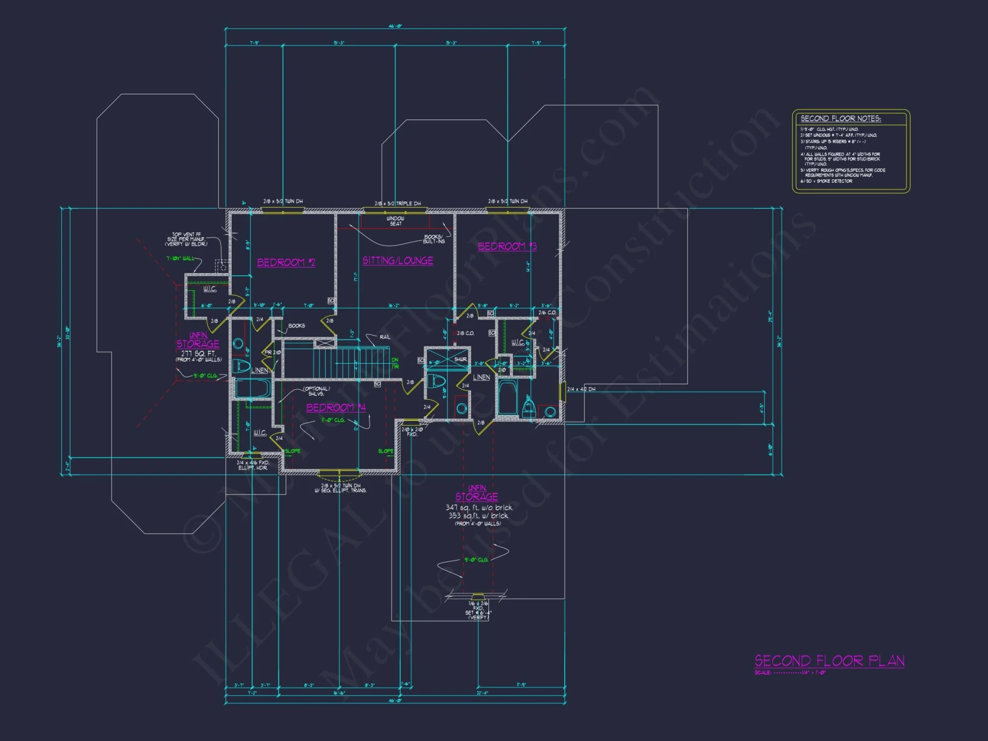 Luxury CAD Blueprint Architecture