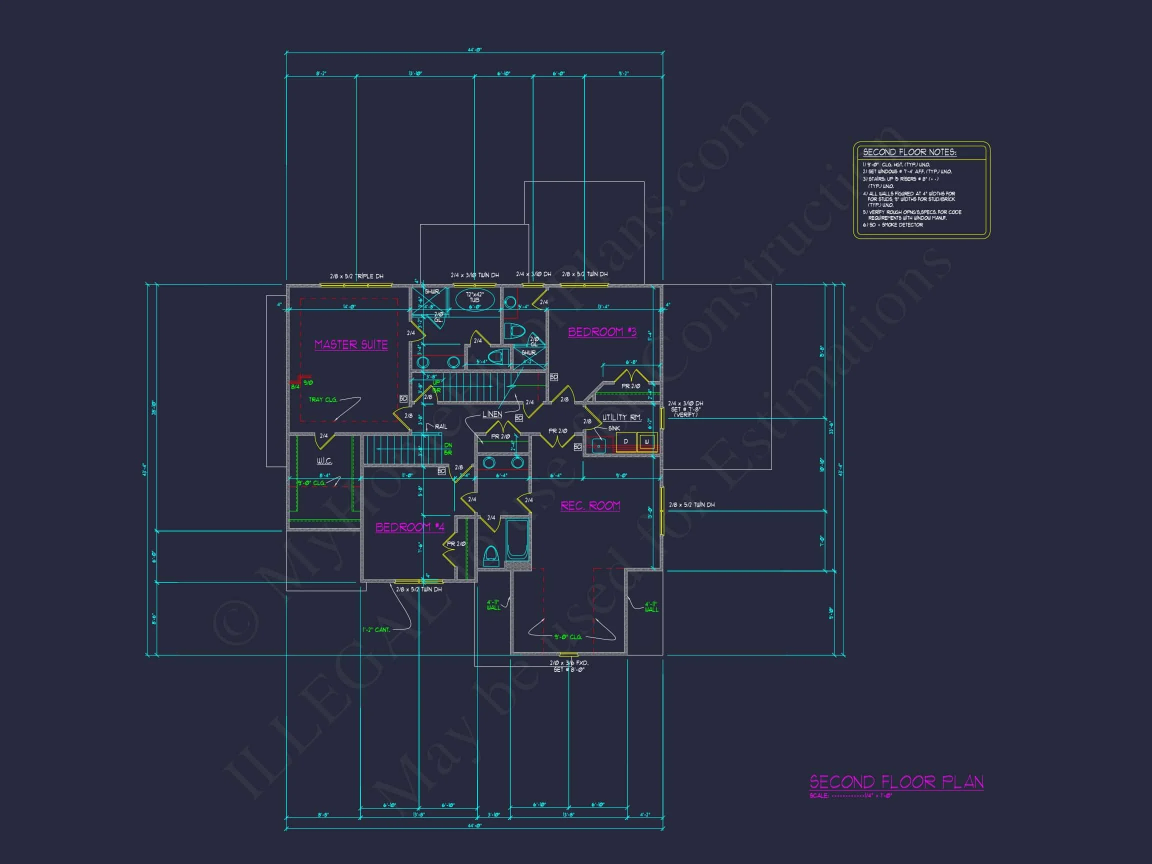 13-1456 HOUSE PLAN - 4-Bed, 5-Bath, 2869 SF Modern Craftsman House Plan 35 Modern Craftsman house Plan with 3 Floors and Unique Designs