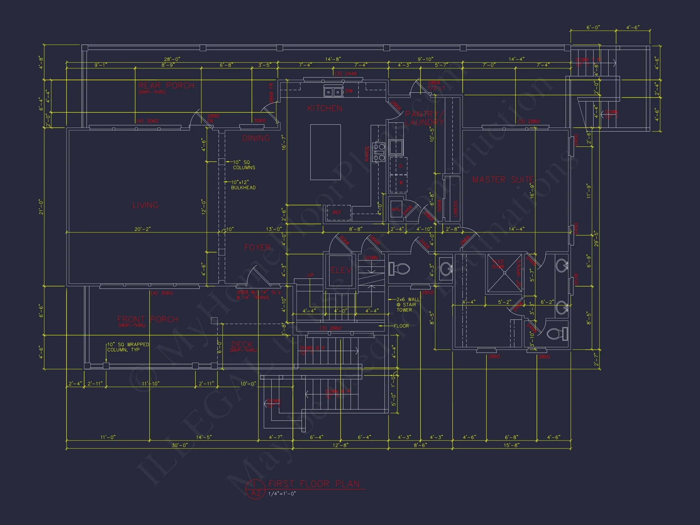 13-1359 HOUSE PLAN - Beach House Plan with CAD Designs and Spacious Layouts 8 Beach house Plan with CAD Designs and Spacious Layouts