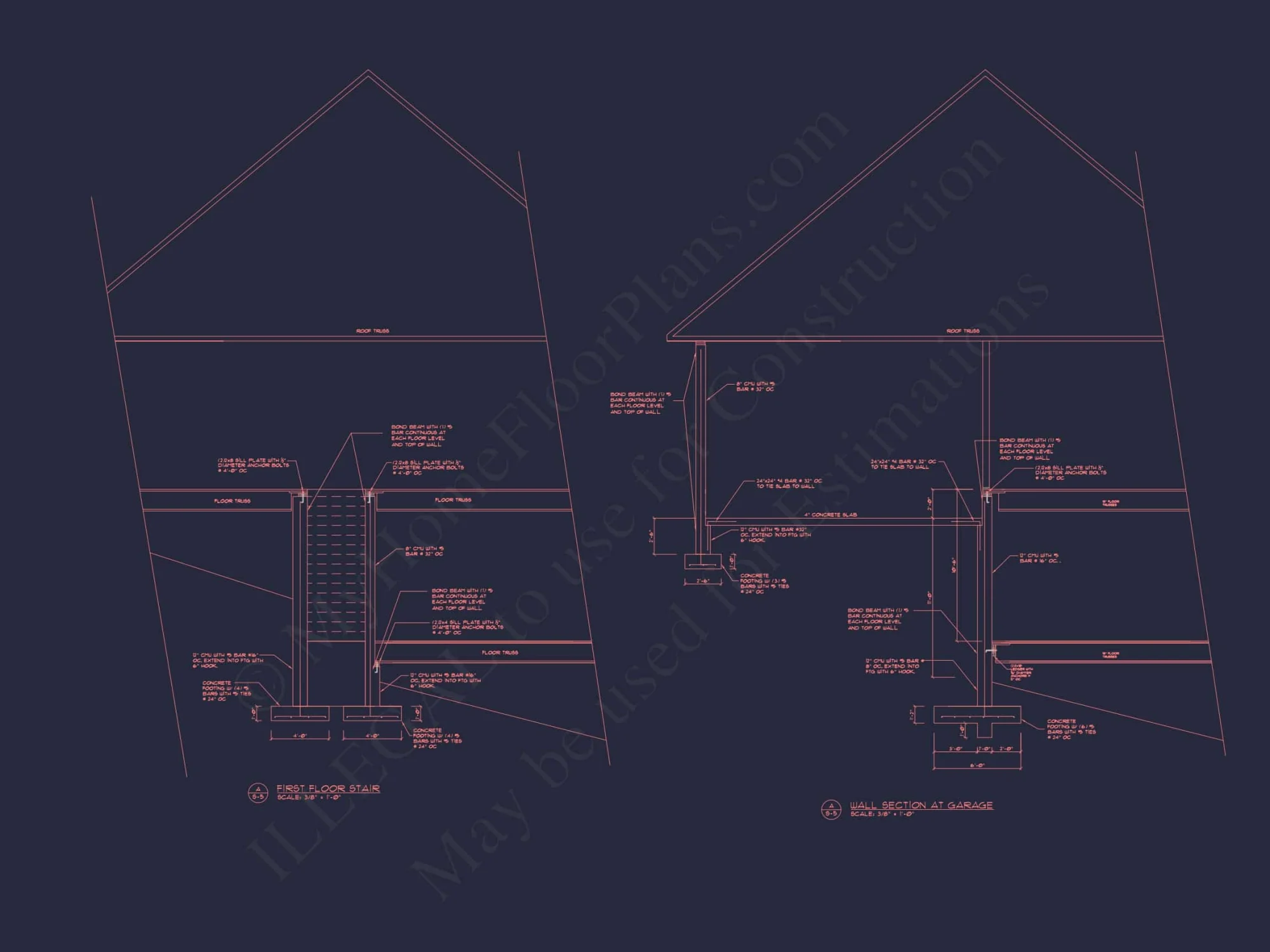 Elegant house Floor Plan in CAD with Blueprint Designs