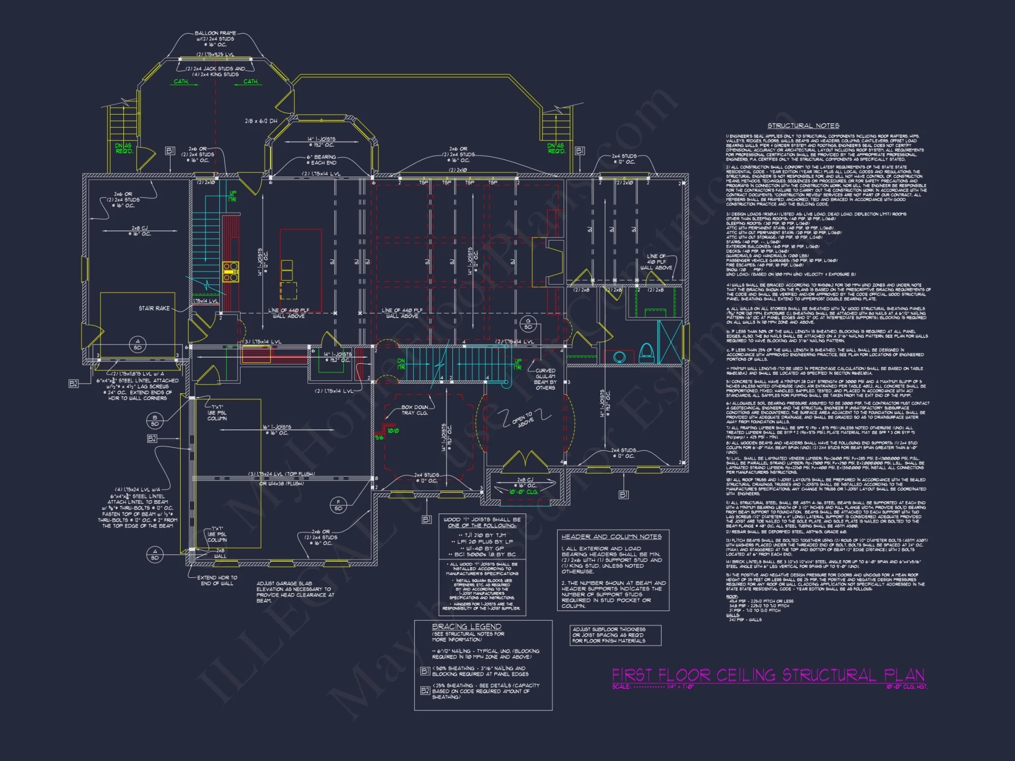 Expansive house Plan with Floor Plans & CAD Designs