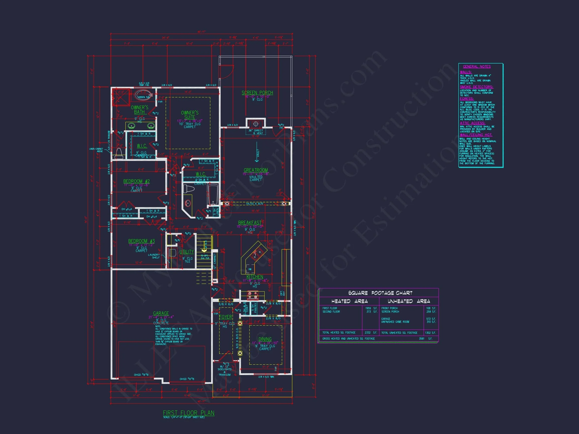 12-2656 HOUSE PLAN - Beautiful House Floor Plan with CAD Blueprint and Designs 7 Beautiful house Floor Plan with CAD Blueprint and Designs