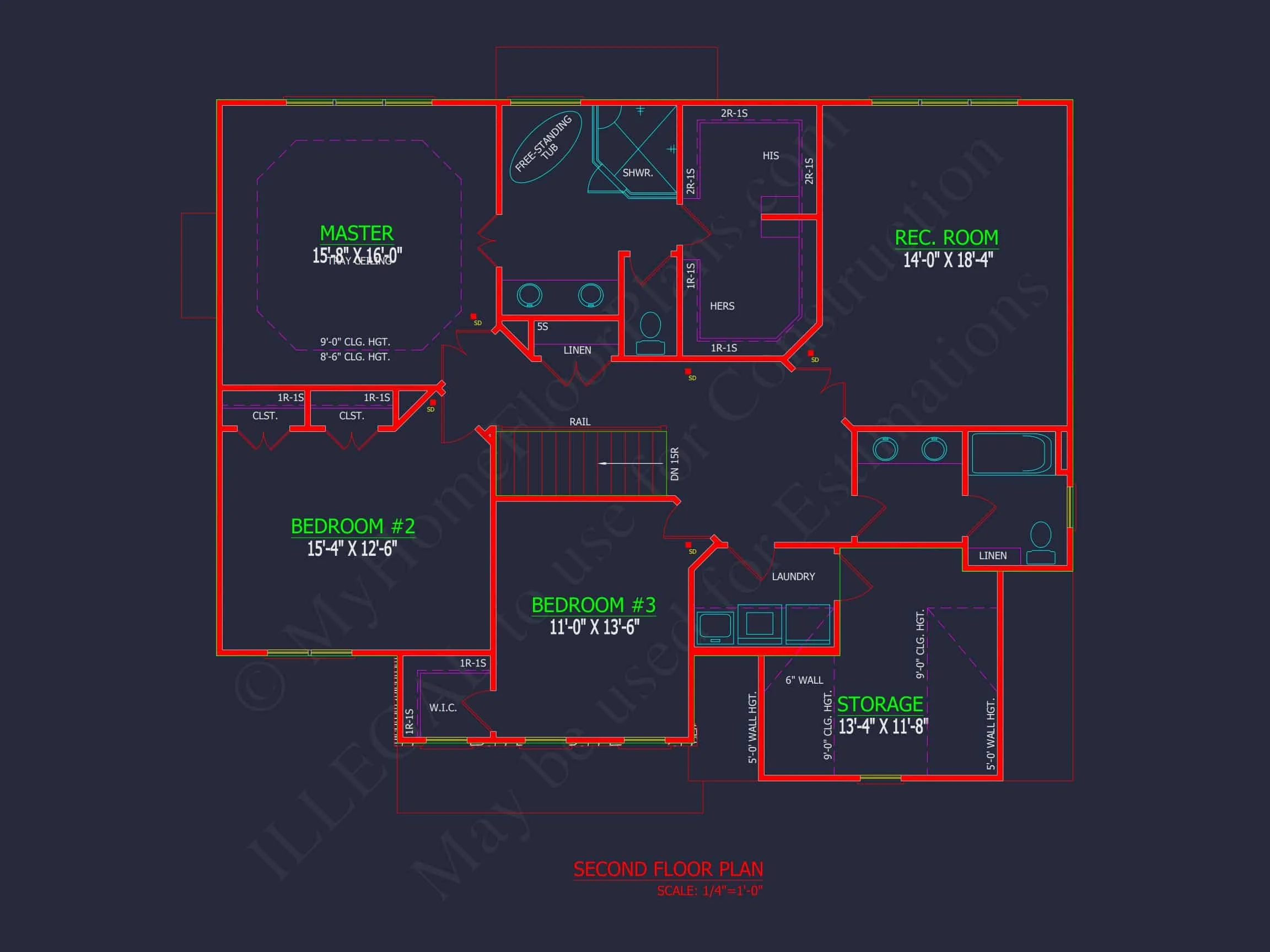 12-2581 HOUSE PLAN - Traditional Colonial 3-Bedroom House Floor Plan & Blueprint 5 Traditional Colonial 3-Bedroom house Floor Plan & Blueprint