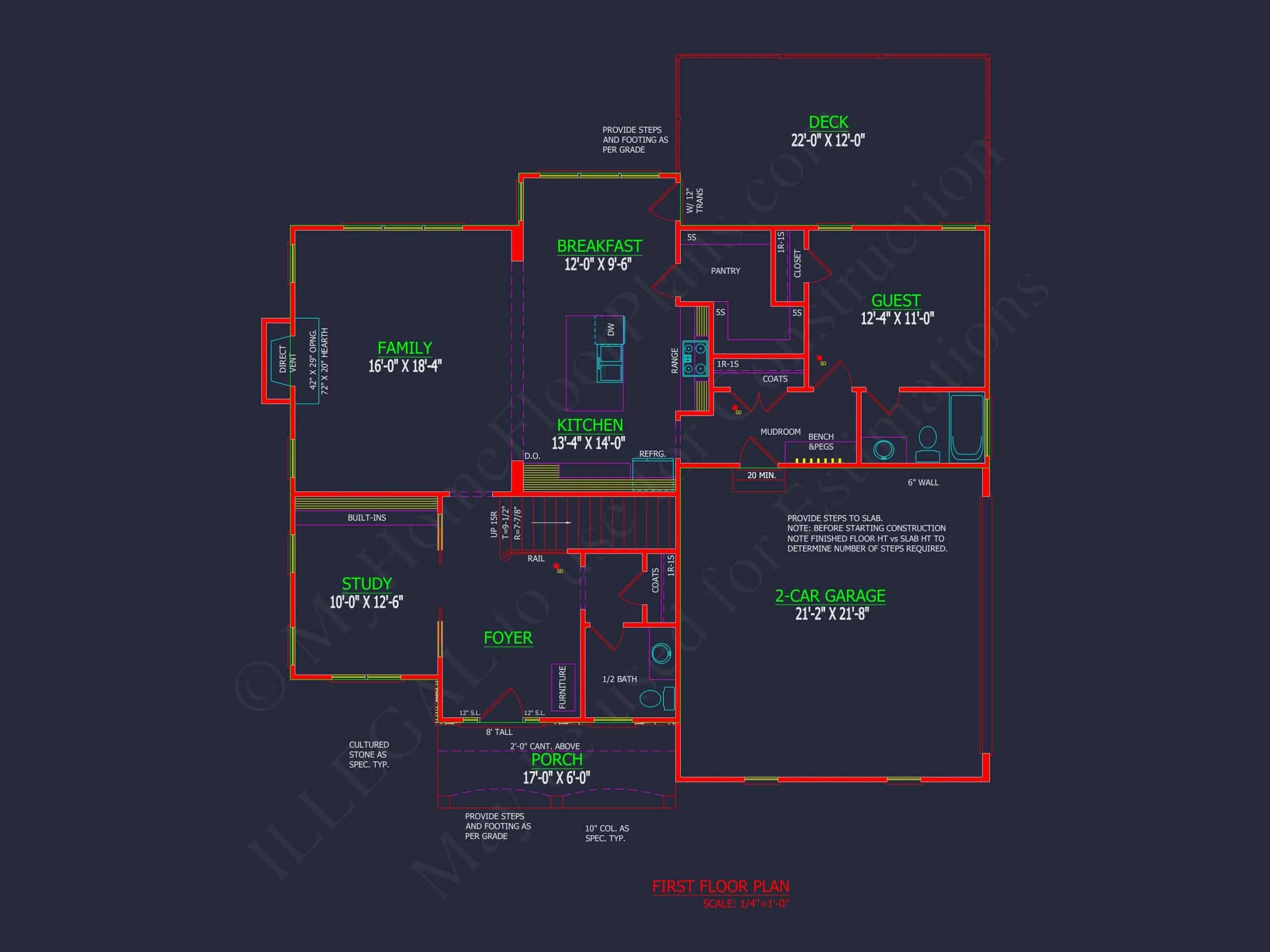 12-2581 HOUSE PLAN - Traditional Colonial 3-Bedroom House Floor Plan & Blueprint 4 Traditional Colonial 3-Bedroom house Floor Plan & Blueprint