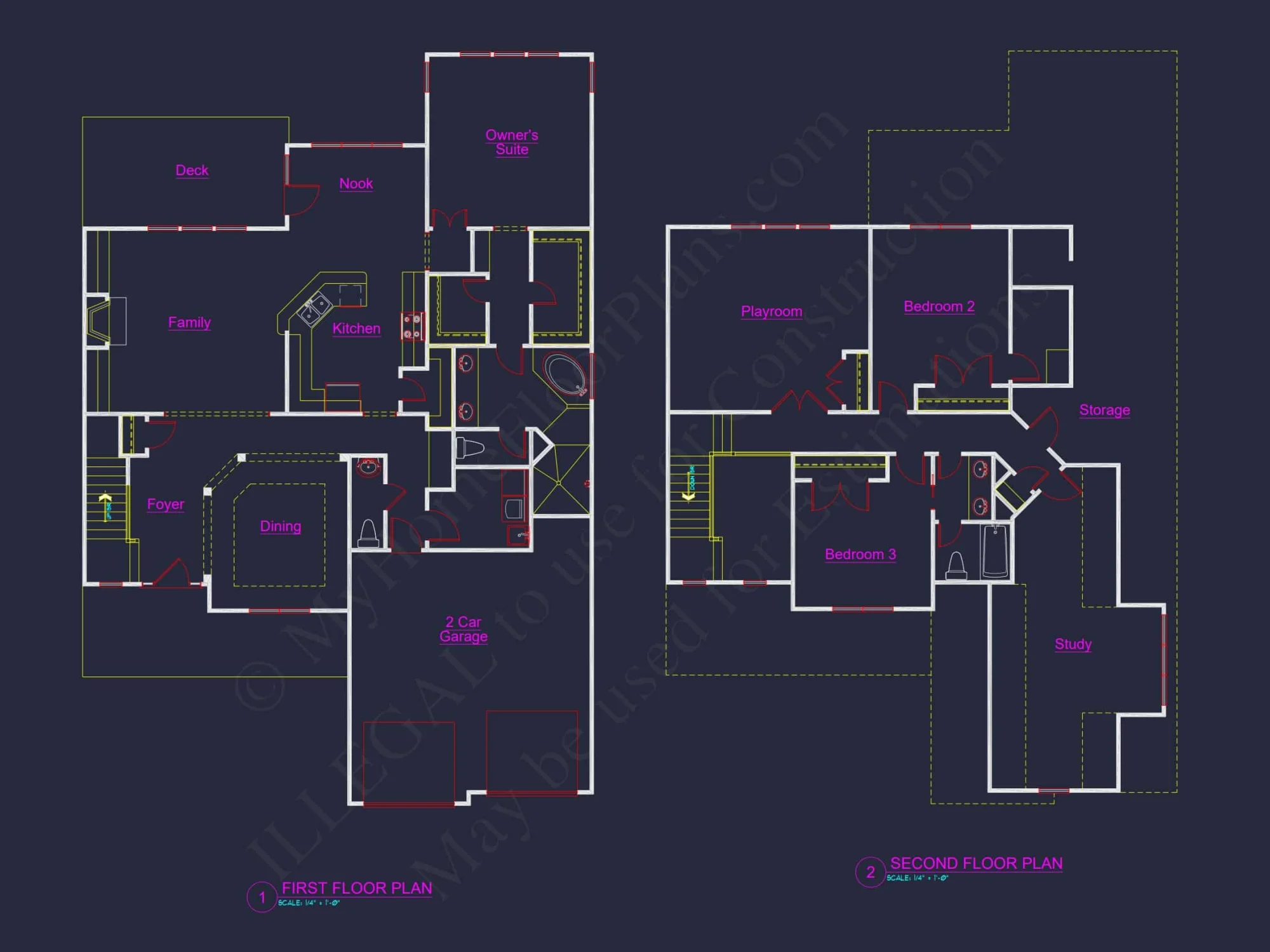 Craftsman house Blueprint with Open Floor Plan & Garage