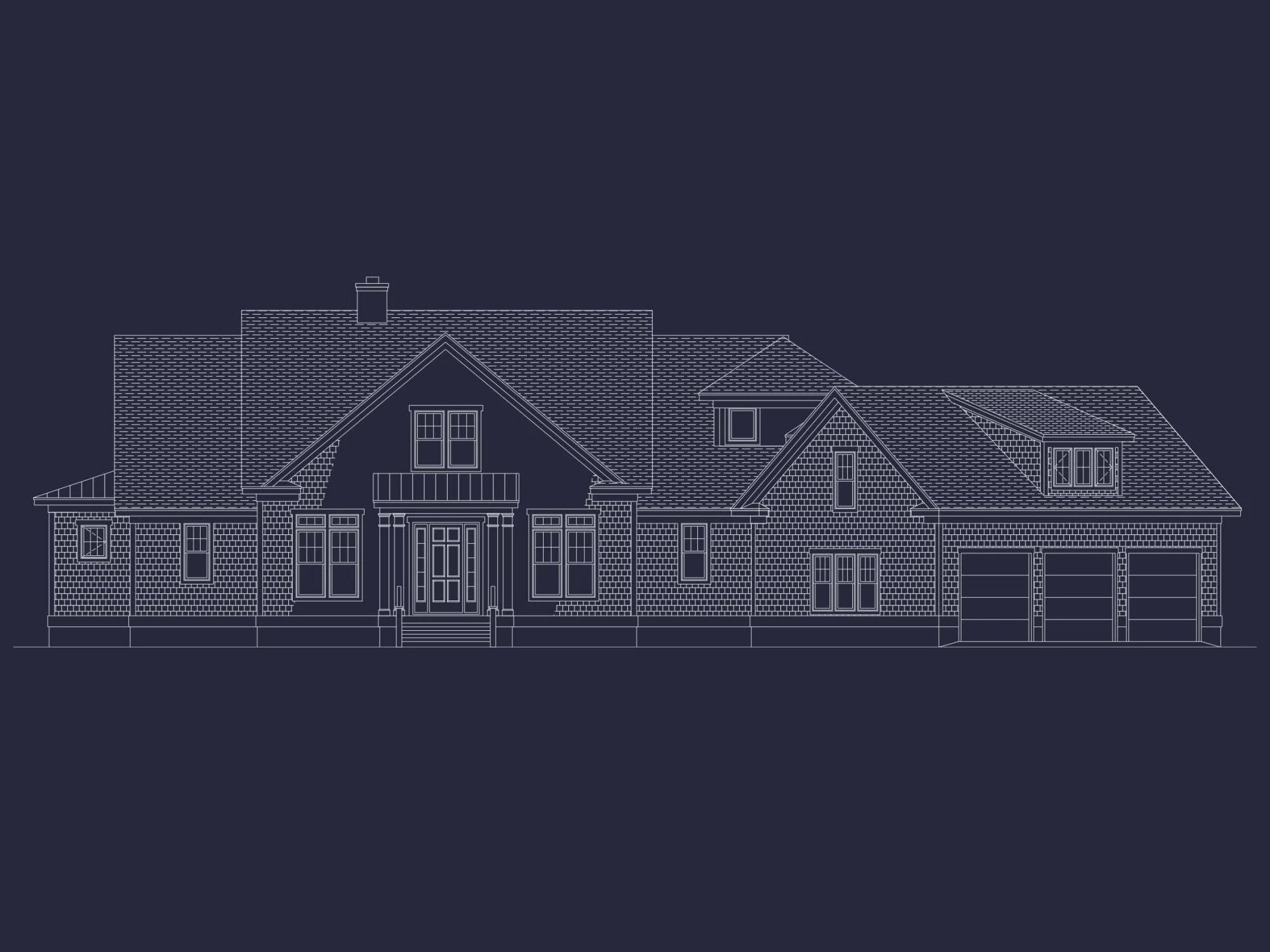 Expansive house Plan with 6 Baths, CAD Designs & Features