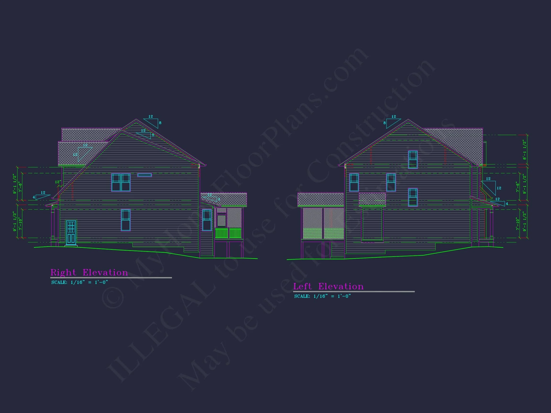 12-2196 HOUSE PLAN - 4-Bed, 3-Bath, 3174 SF Craftsman House Plan 30 Elegant house Plan with 3174 SF, CAD Blueprint, and Designs