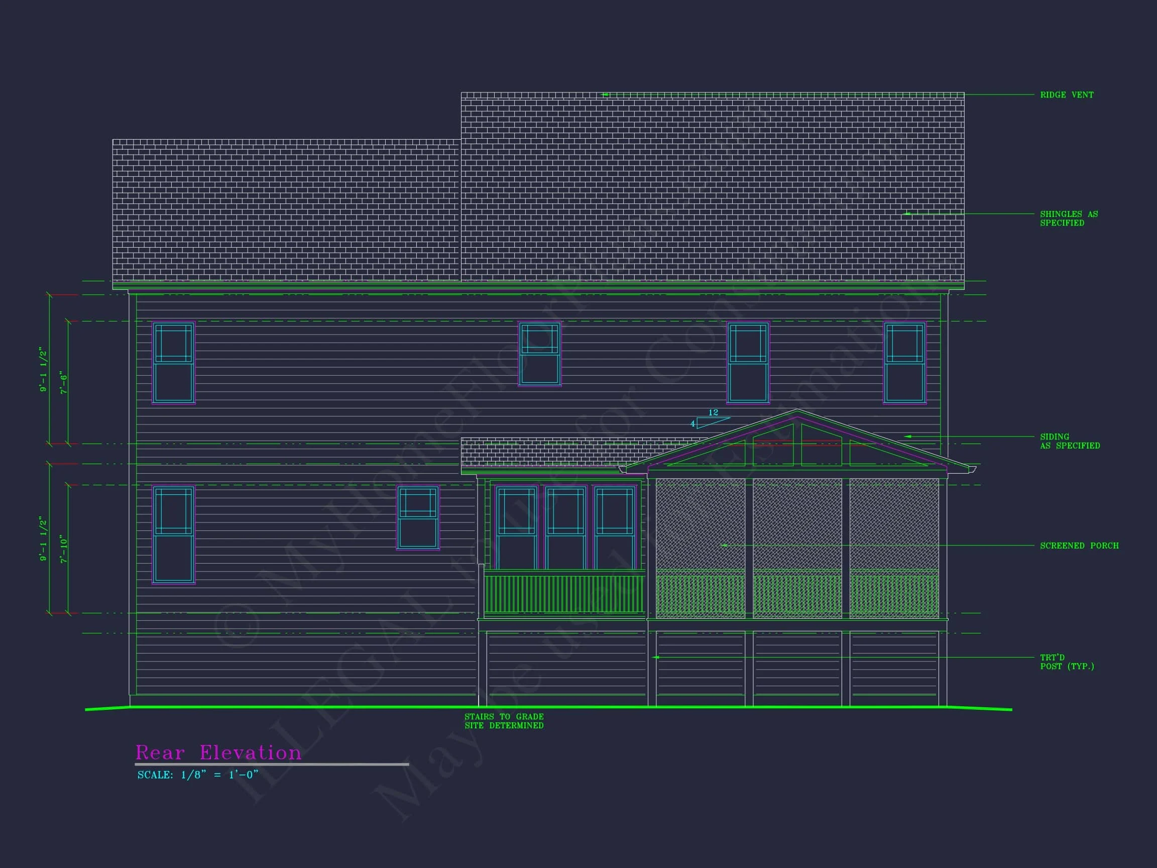 12-2196 HOUSE PLAN - 4-Bed, 3-Bath, 3174 SF Craftsman House Plan 29 Elegant house Plan with 3174 SF, CAD Blueprint, and Designs