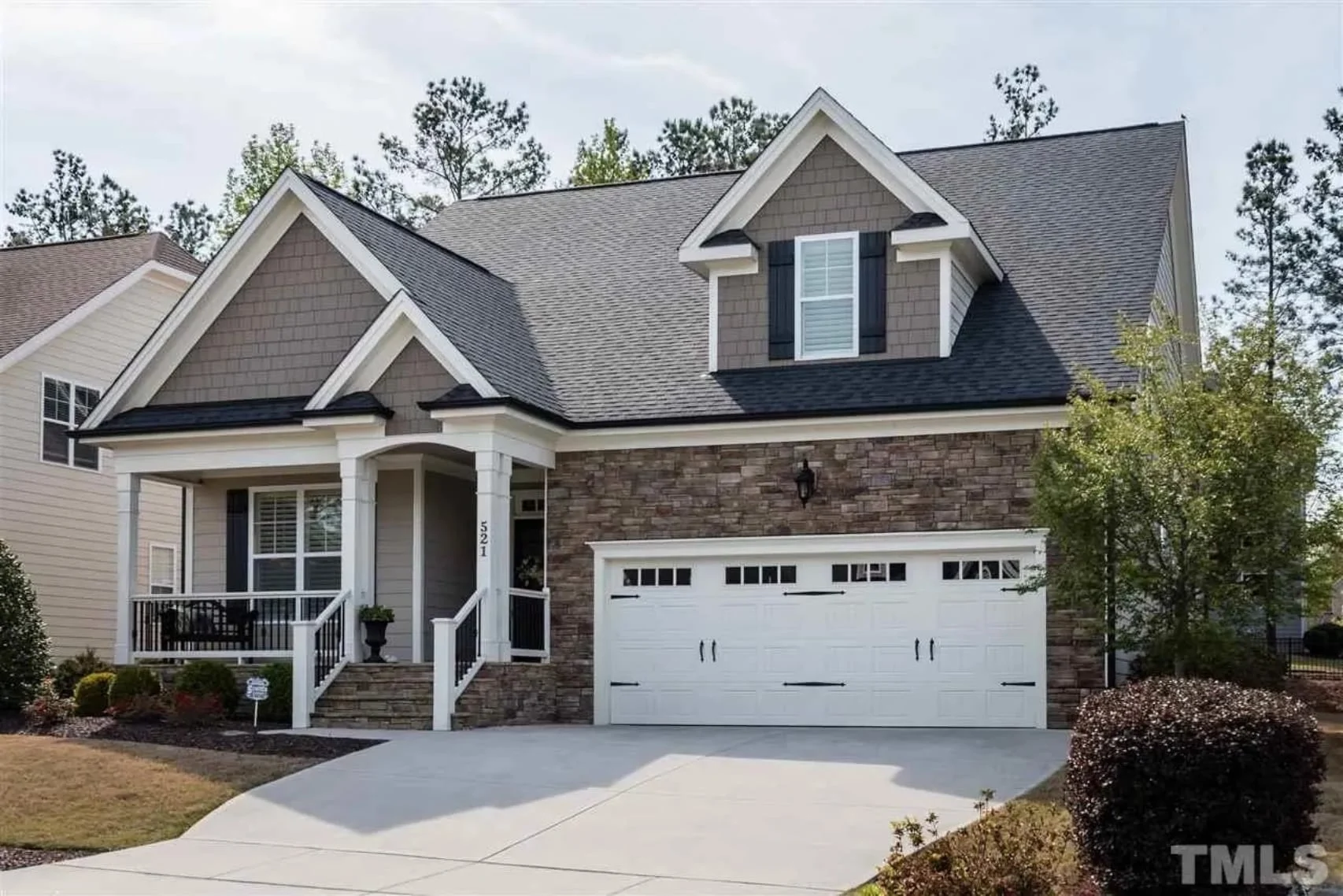 11-1912 HOUSE PLAN - 3-Bed, 2-Bath, 1,940 SF Craftsman House Plan 2 Traditional house Plan with CAD Designs, Fireplace & Porches