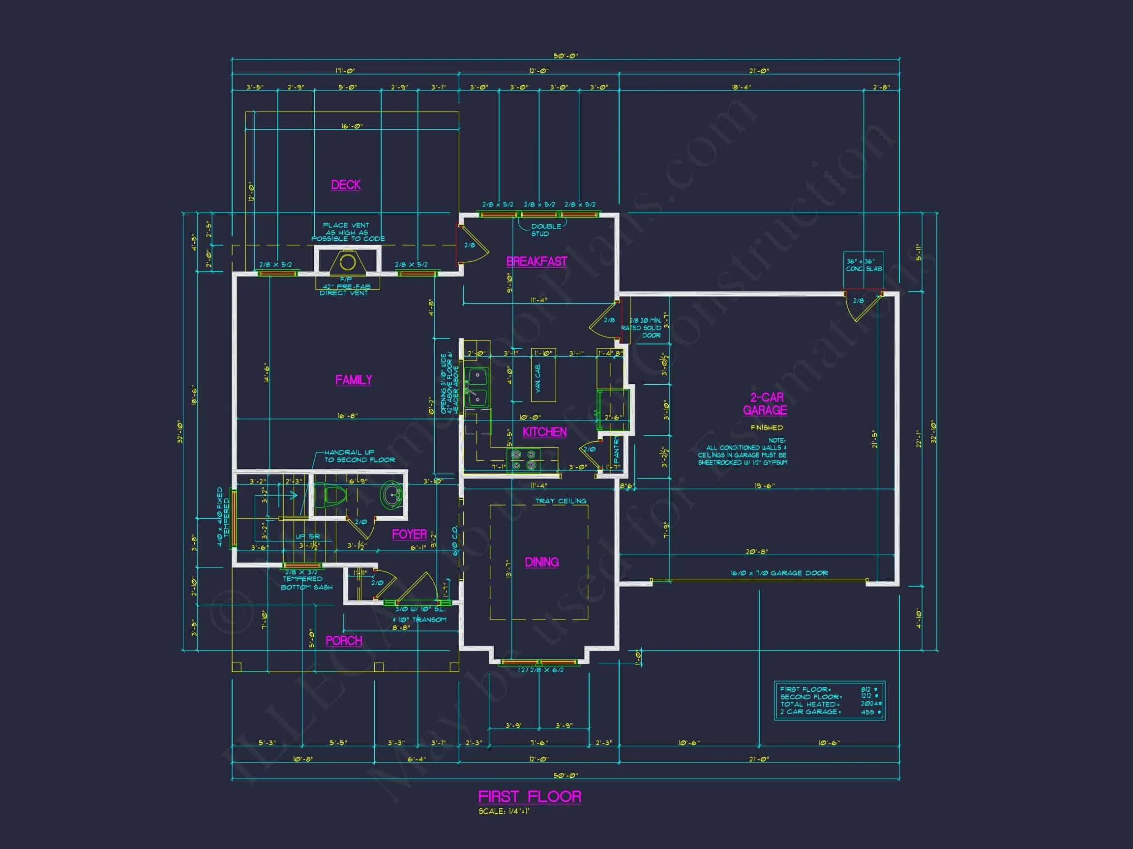 11-1882 HOUSE PLAN - Modern Traditional House Plan | 2-Story Blueprint Design 8 2-Story Blueprint Design