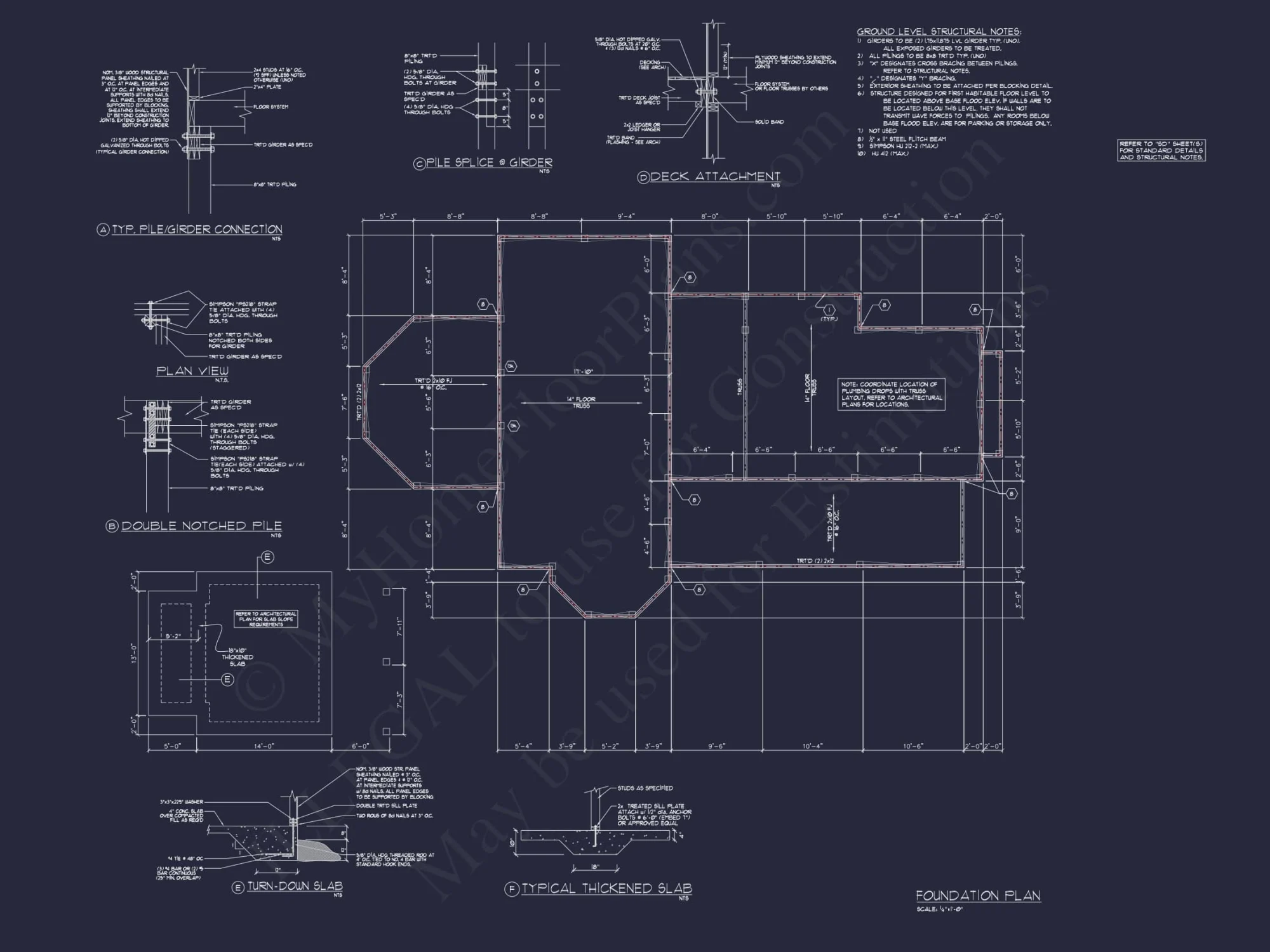 Charming house Floor Plan: Coastal Blueprint with 2 Floors