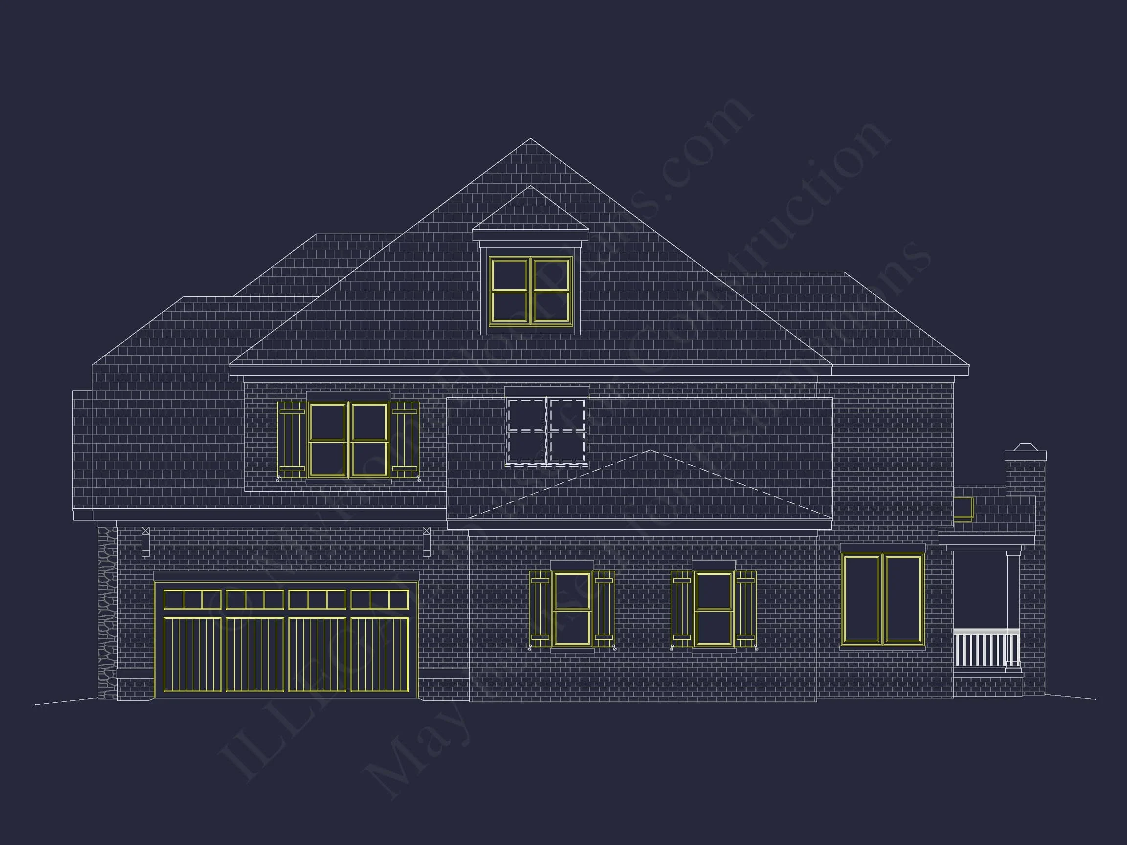 11-1797 HOUSE PLAN - Luxury House Floor Plan with 5 Bedrooms and CAD Designs 5 Luxury house Floor Plan with 5 Bedrooms and CAD Designs