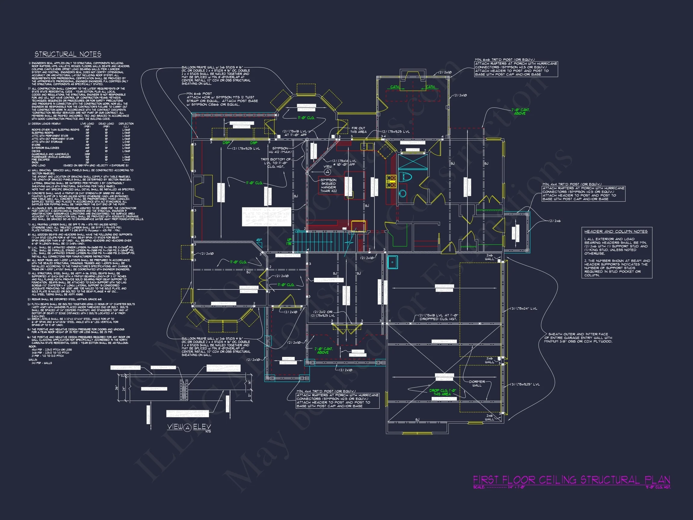 11-1322 HOUSE PLAN - Modern Suburban Floor Plan with Detailed CAD Designs 11 Modern Suburban Floor Plan with Detailed CAD Designs