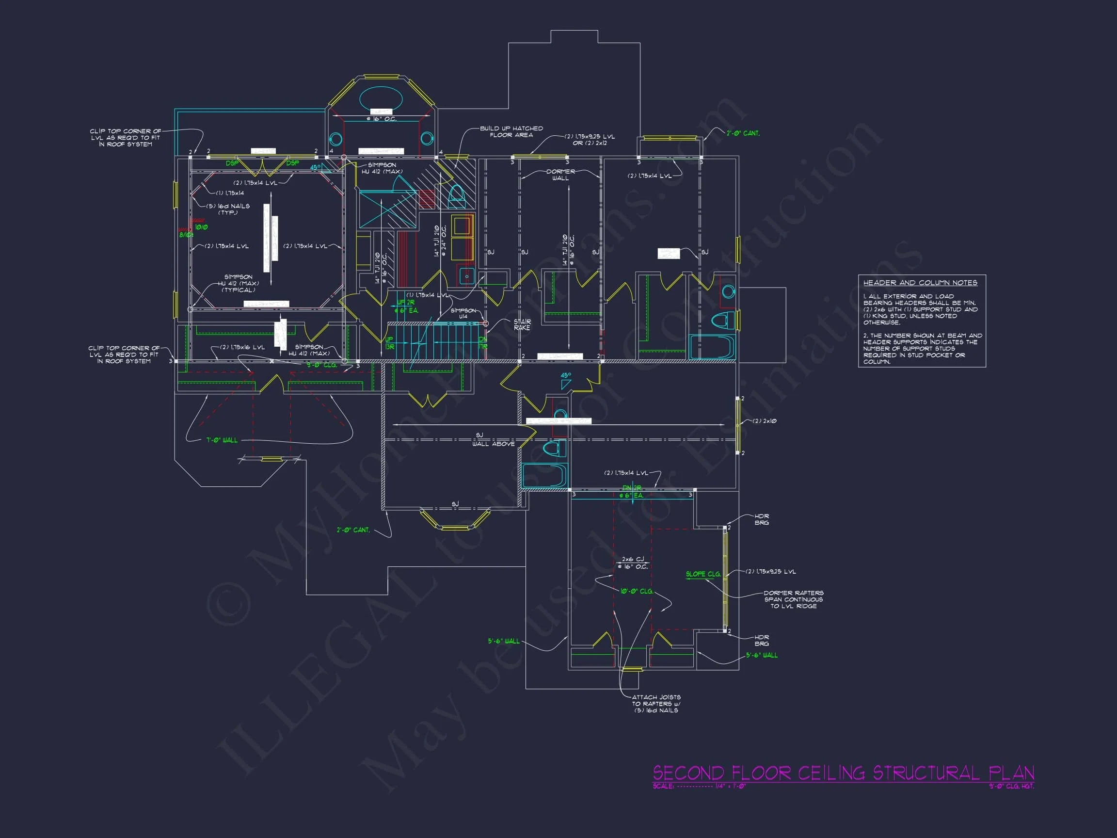 11-1322 HOUSE PLAN - Modern Suburban Floor Plan with Detailed CAD Designs 12 Modern Suburban Floor Plan with Detailed CAD Designs