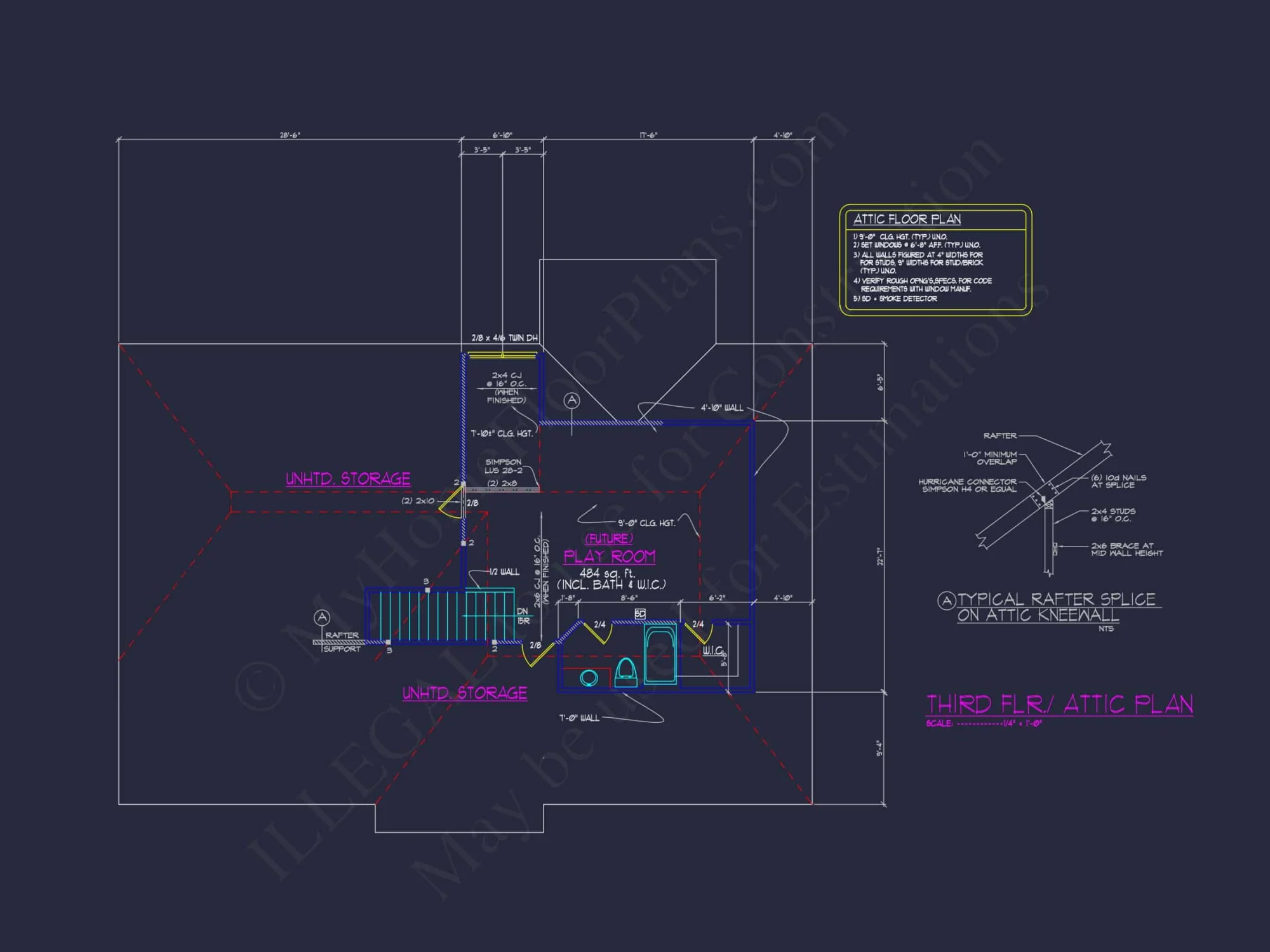 Elegant house Plan with CAD Designs