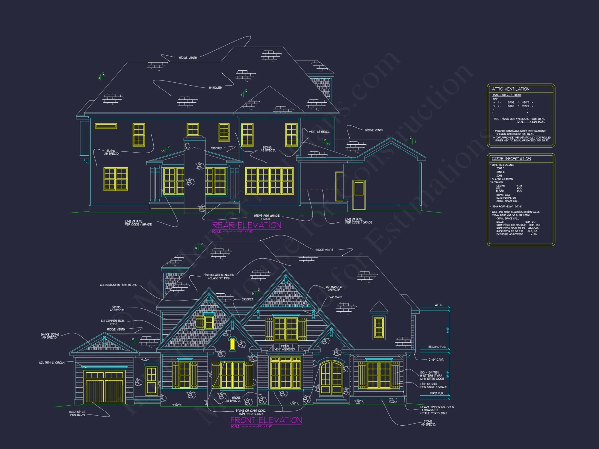 Elegant house Floor Plan Featuring 3D CAD Architecture Designs