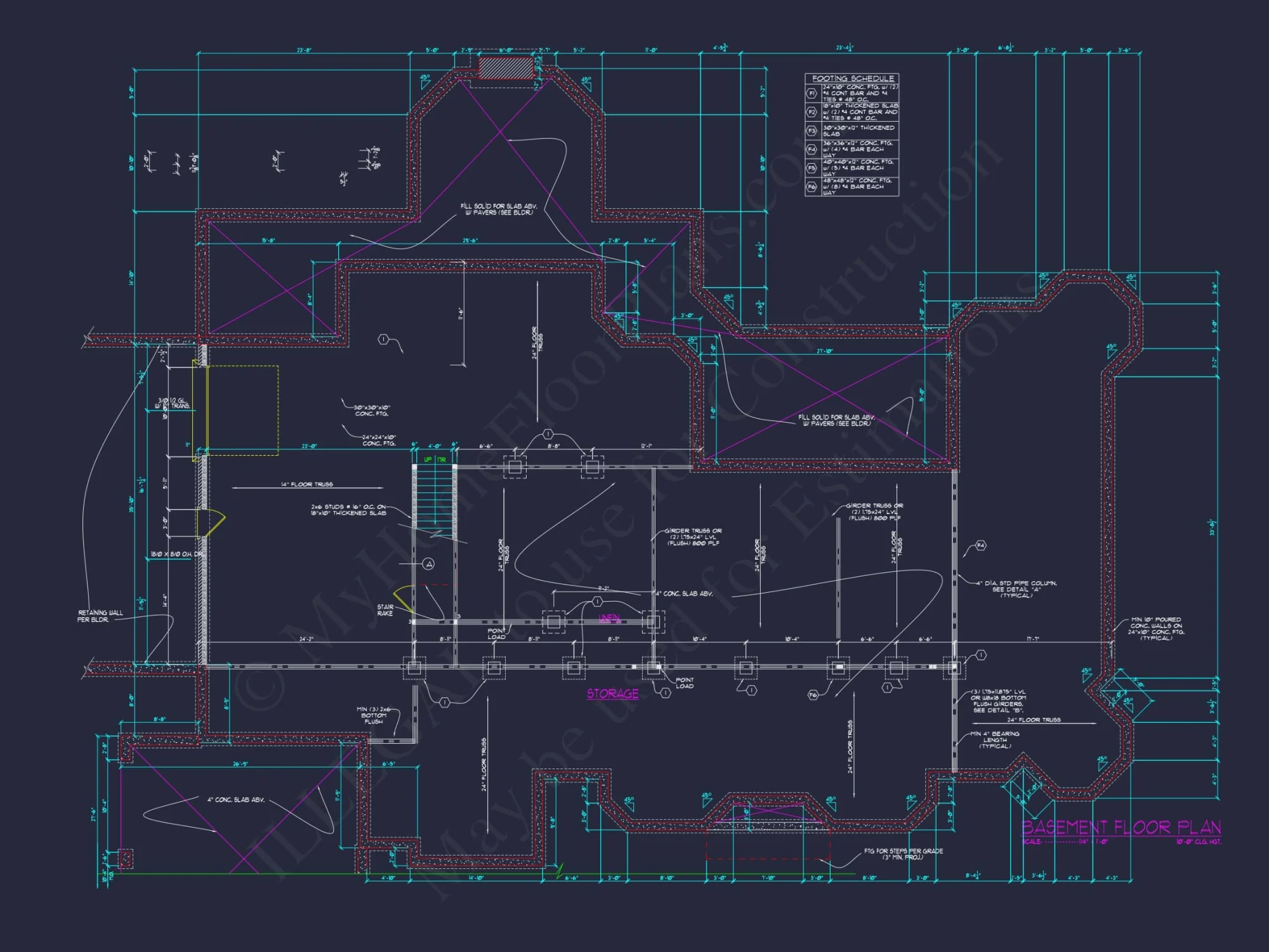 Luxury house Blueprint with Stunning CAD Floor Plan Designs
