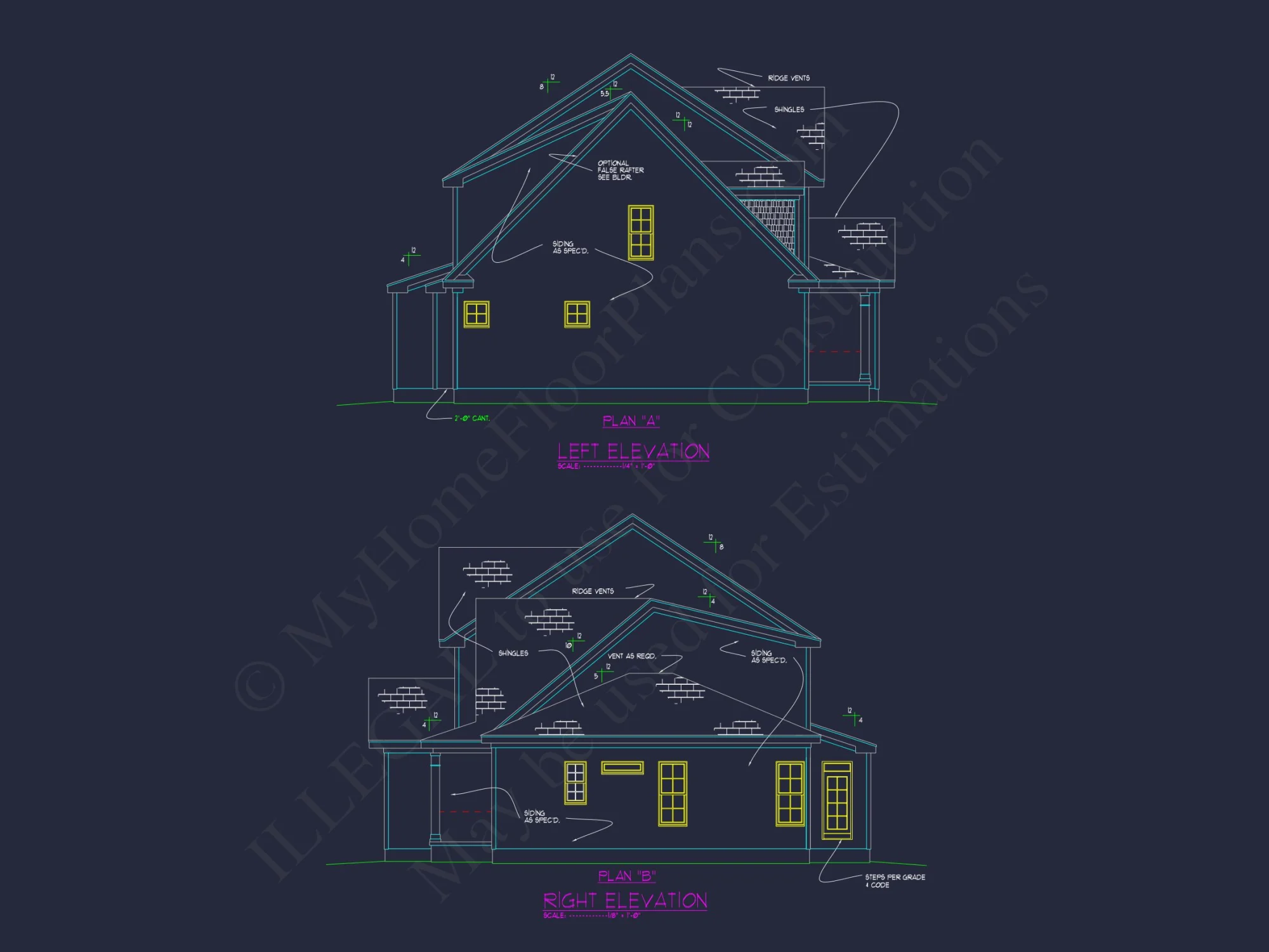 Modern Duplex house Plan with Architecture and CAD Designs