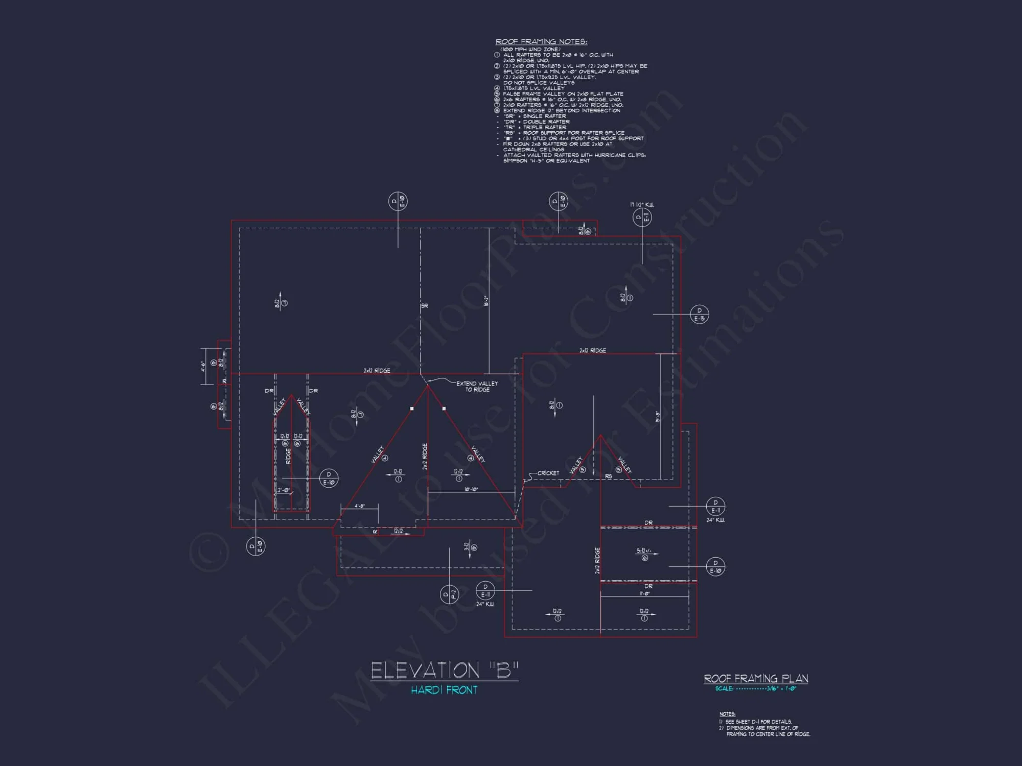 Explore Modern house Floor Plan: CAD Blueprint Designs