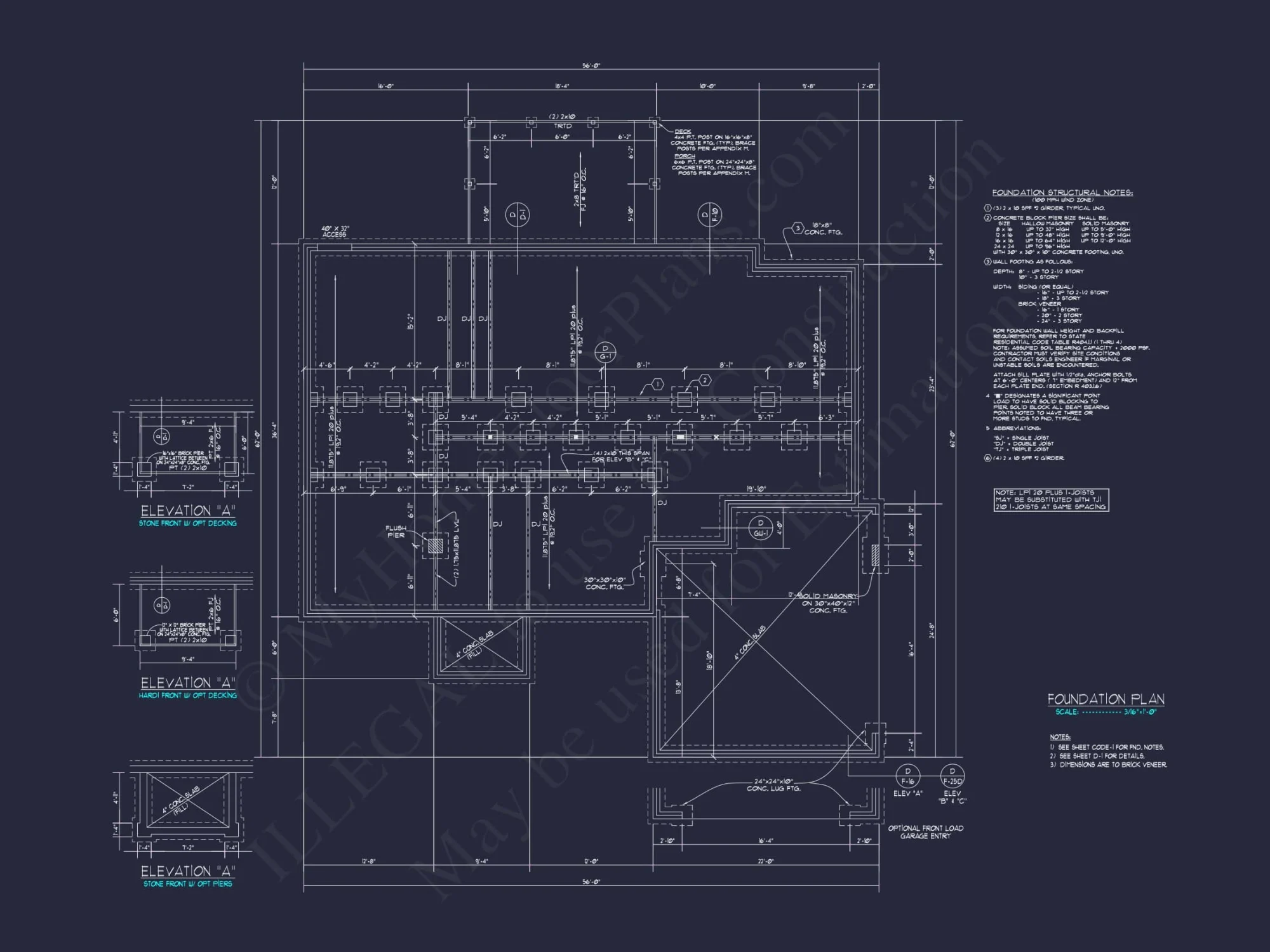 Explore Modern house Floor Plan: CAD Blueprint Designs