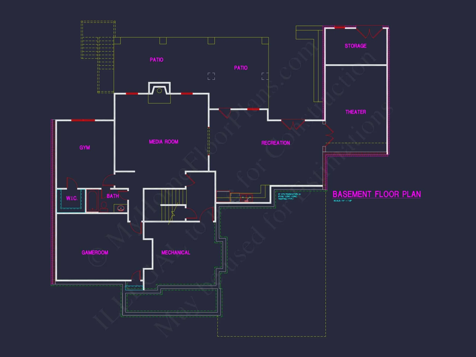 house Architecture Blueprint: CAD Floor Plan Designs