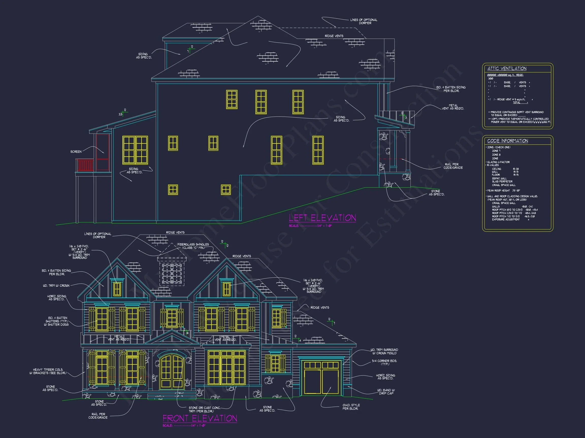 9-1566 HOUSE PLAN - Custom 3-Story House Plan with CAD Designs and Floor Blueprint 2 Custom 3-Story house Plan with CAD Designs and Floor Blueprint