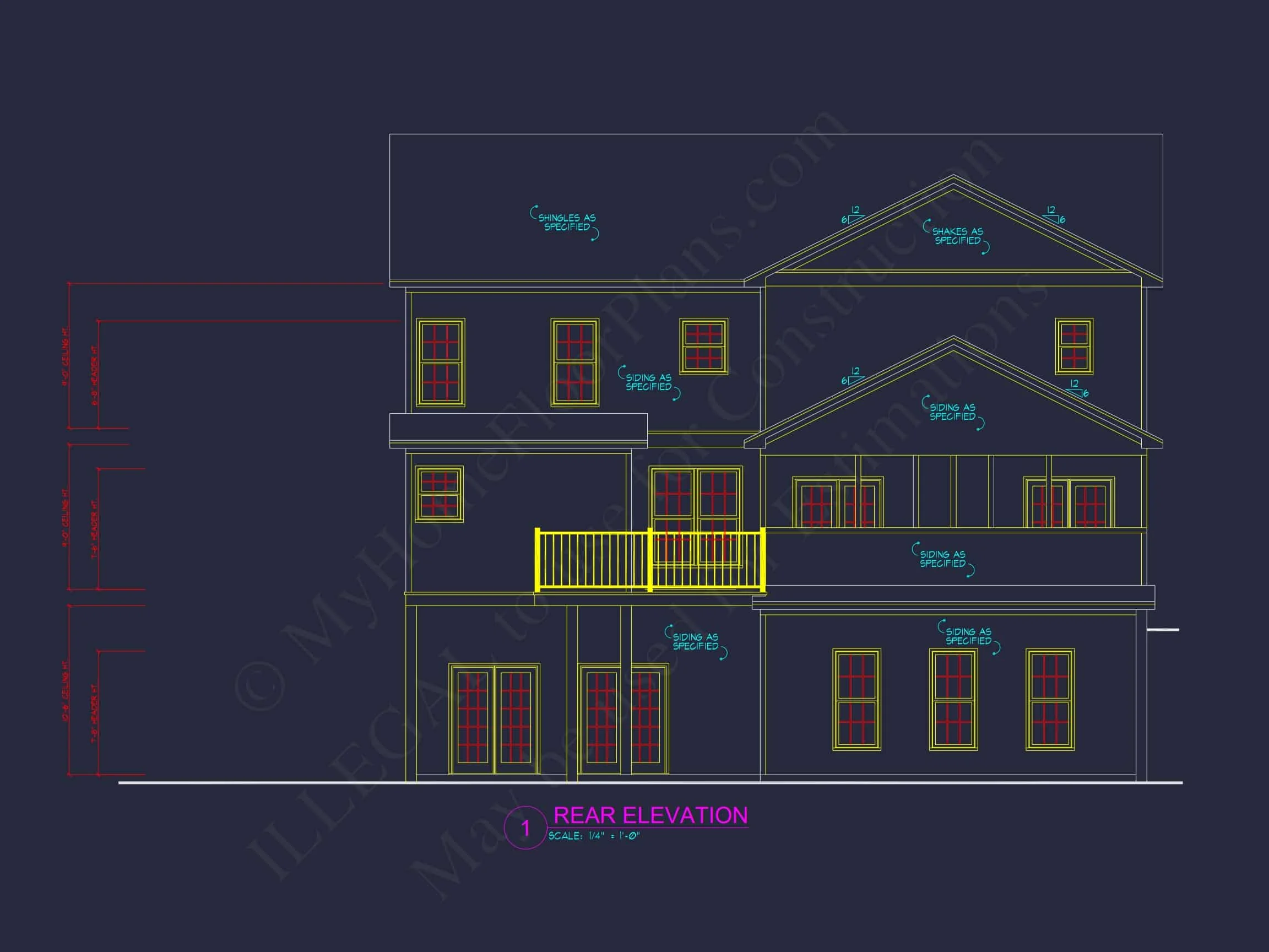 8-1761 HOUSE PLAN - Elegant House Plan with 3 Floors, CAD Designs, and 5 Bedrooms 5 Elegant house Plan with 3 Floors, CAD Designs, and 5 Bedrooms
