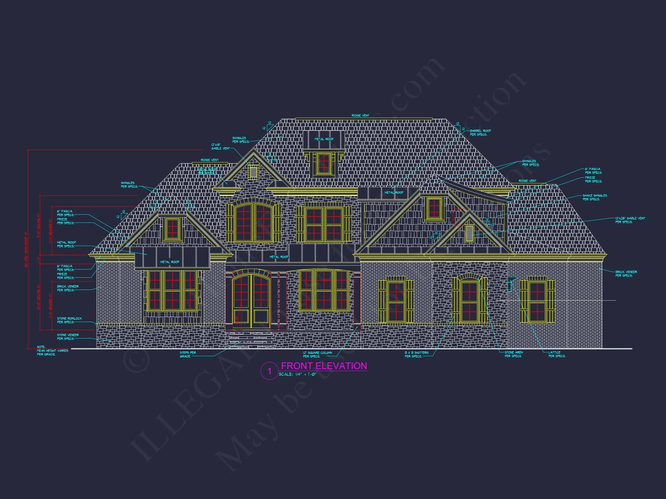8-1683 HOUSE PLAN - Luxury House Floor Plan with 5 Beds, 5.5 Baths, and CAD Designs 2 Luxury house Floor Plan with 5 Beds, 5.5 Baths, and CAD Designs