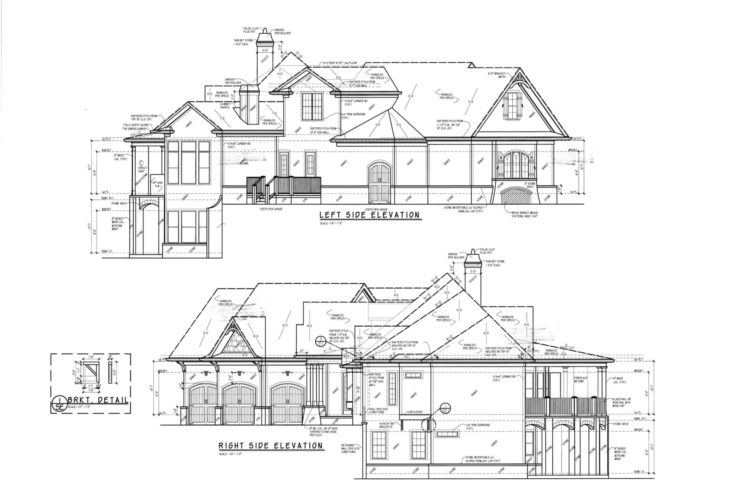 8-1446 HOUSE Plan - Rustic Craftsman Cottage House Plan – 5 Bedrooms, 5 Baths, 4,587 Sq Ft 17 Luxury house Plan: CAD Architecture Floor Design with 5 Beds