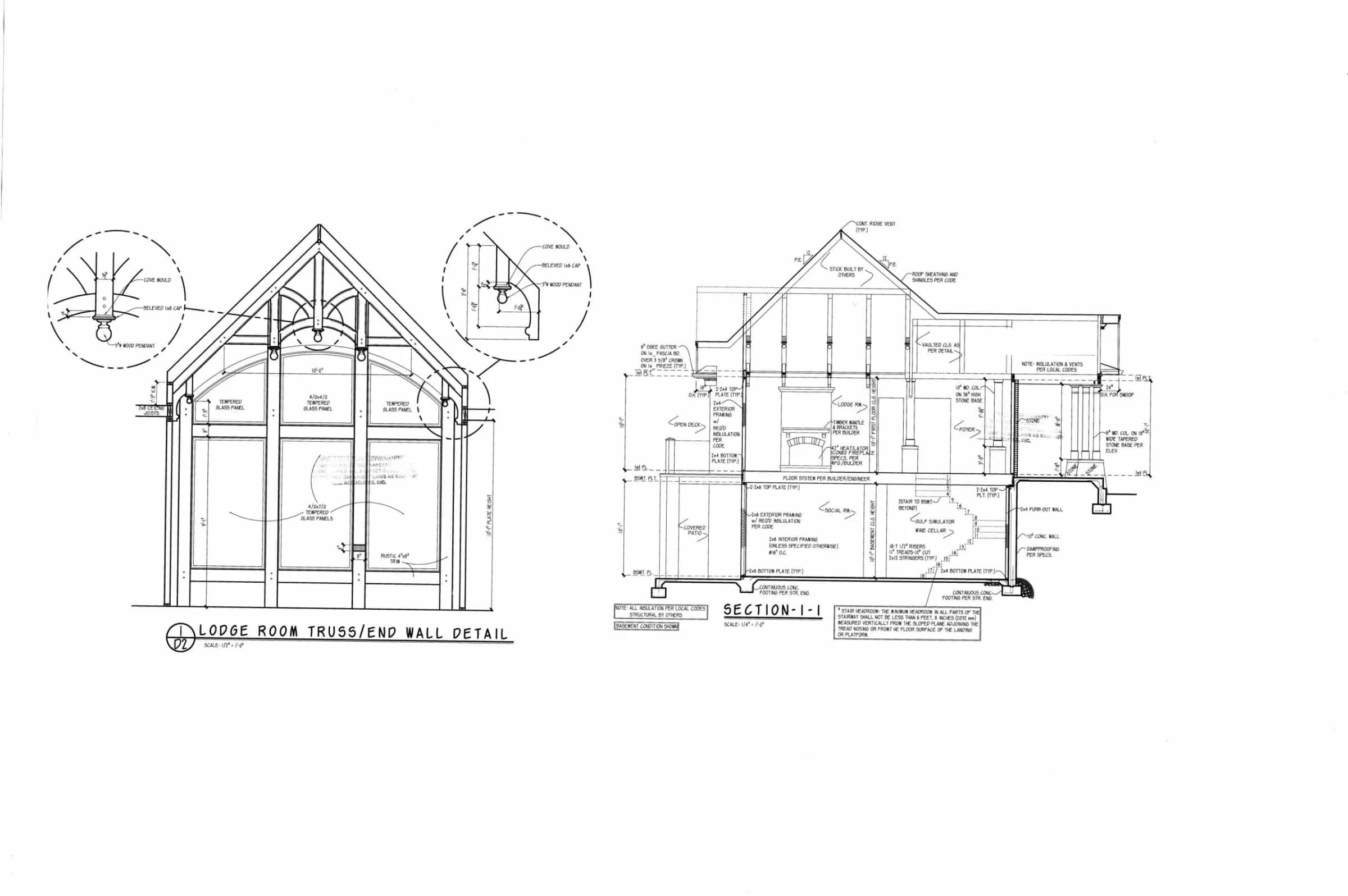 8-1446 HOUSE Plan - Rustic Craftsman Cottage House Plan – 5 Bedrooms, 5 Baths, 4,587 Sq Ft 15 Luxury house Plan: CAD Architecture Floor Design with 5 Beds