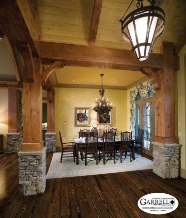 8-1446 HOUSE Plan - Rustic Craftsman Cottage House Plan – 5 Bedrooms, 5 Baths, 4,587 Sq Ft 9 Luxury house Plan: CAD Architecture Floor Design with 5 Beds